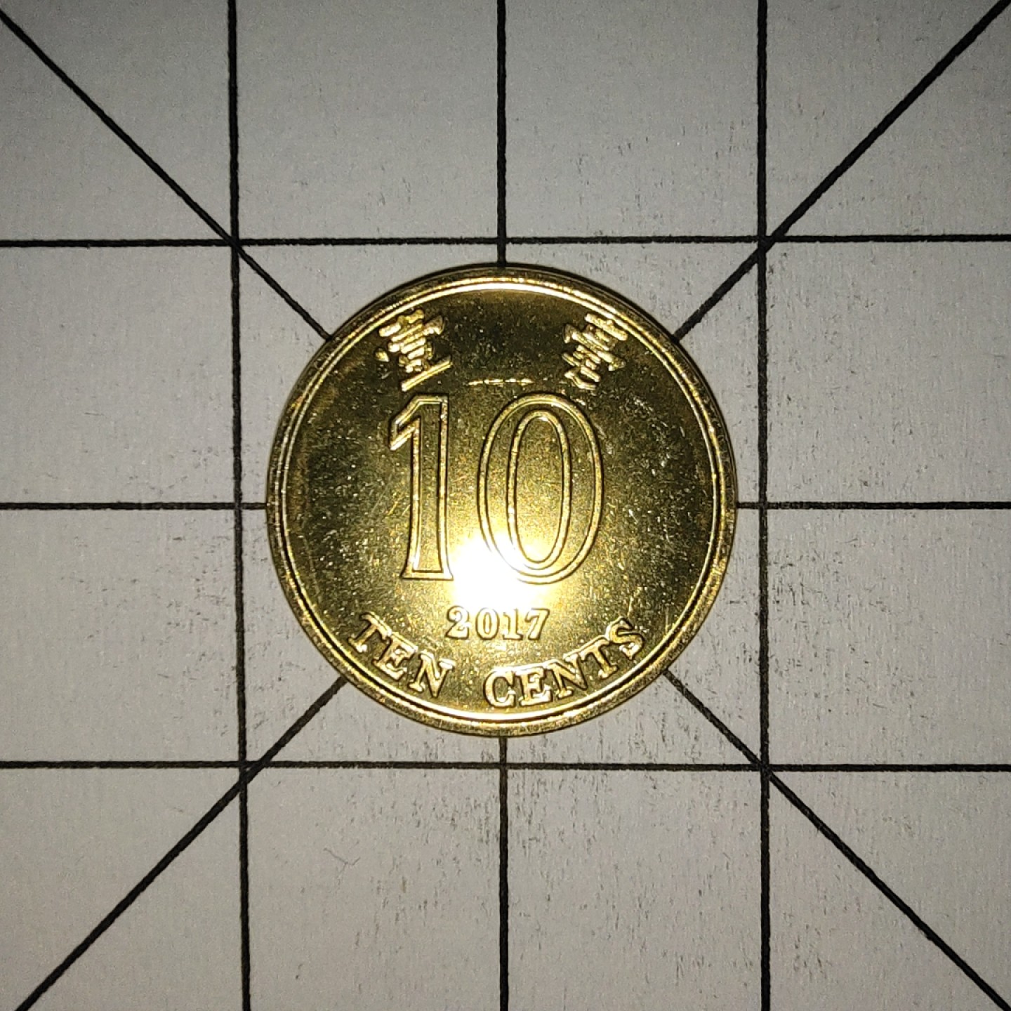 收藏之家世界硬币第9期(满20包邮，可多场累计。捡漏，无押金，无佣金) 香港1毫2017年