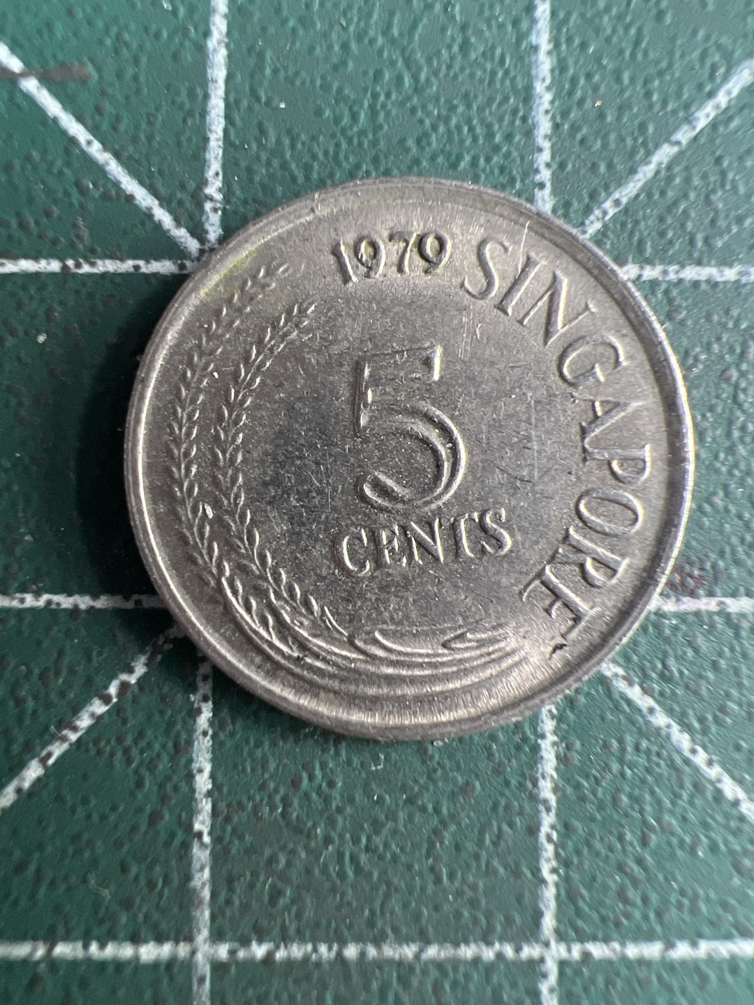 泡泡堂第230期  世界硬币邮票 （无押金，无佣金，捡漏，全场20包邮，偏远地区除外） 新加坡仙鹤五分