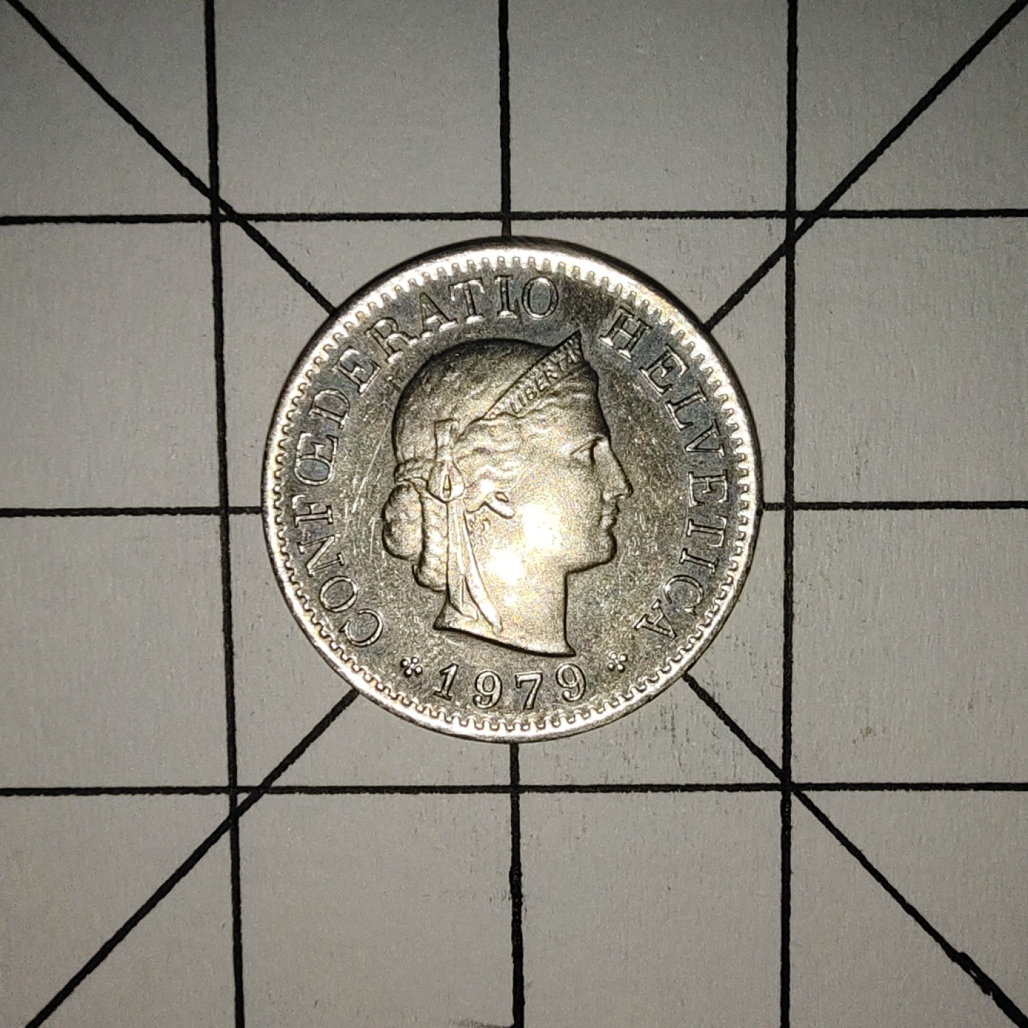 收藏之家世界硬币第9期(满20包邮，可多场累计。捡漏，无押金，无佣金) 瑞士5分1979年