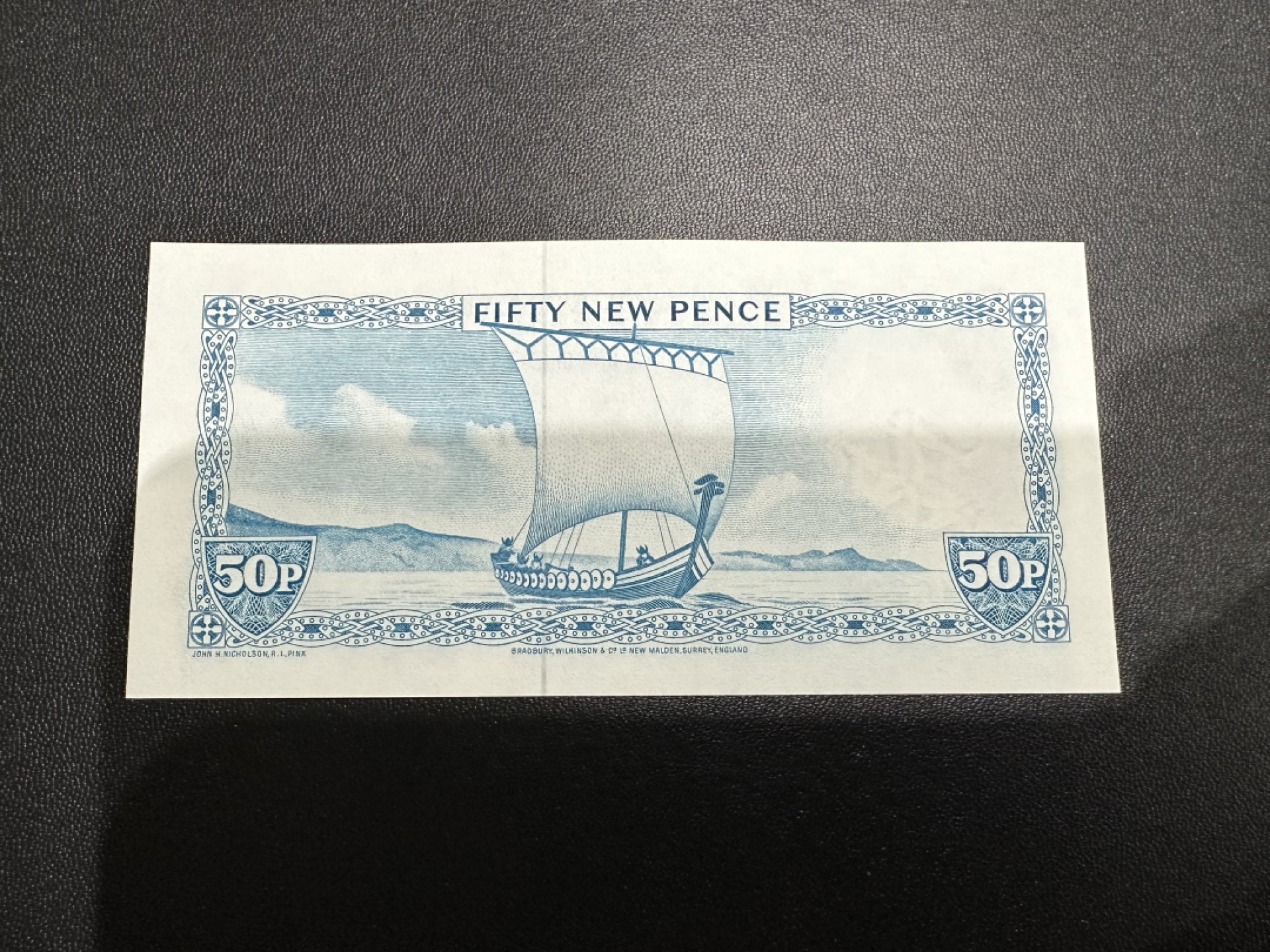 《外钞收藏家》第二百四十二期（连拍场） 马恩岛50便士 全新UNC