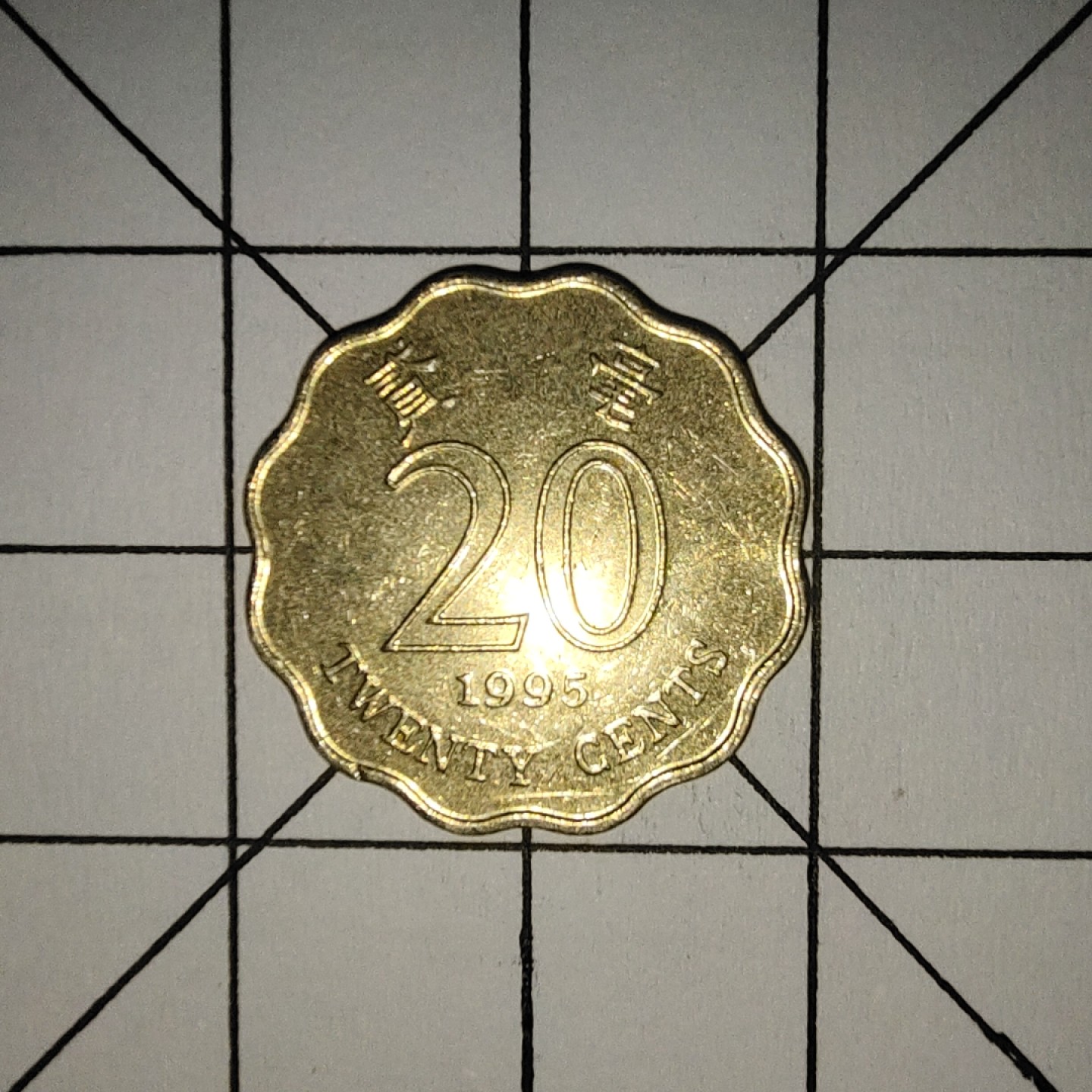 收藏之家世界硬币第9期(满20包邮，可多场累计。捡漏，无押金，无佣金) 香港2毫1995年