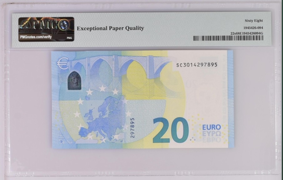 收藏联盟Quantum Auction 第234期拍卖 欧盟国家意大利2015年20元 PMG68 