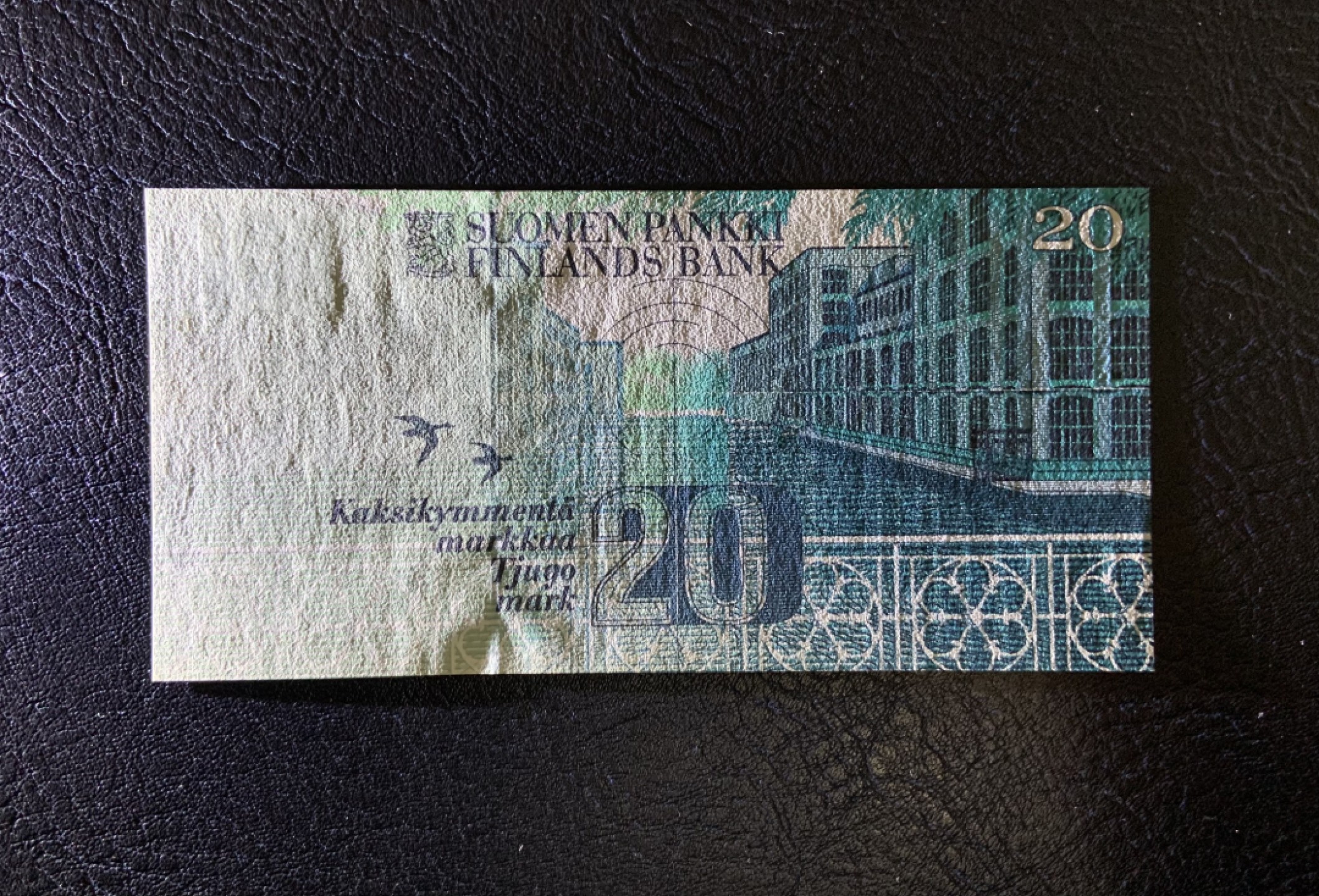 收藏联盟Quantum Auction 第234期拍卖 芬兰1993年20马克 品相UNC 豹子号888