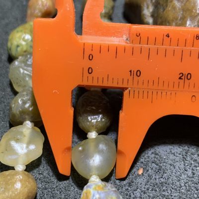 精美阿拉善筋脉玛瑙大颗粒原石108项链一条， 精美阿拉善筋脉玛瑙大颗粒原石108项链一条，