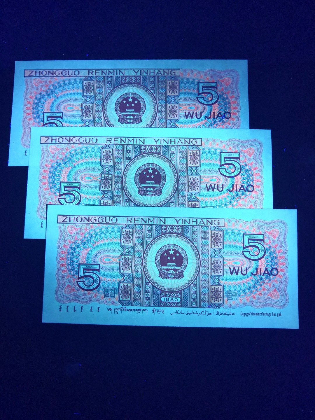 8001精品荧光币专场 8005PC特强三色彩蝶无四七乾坤评级币