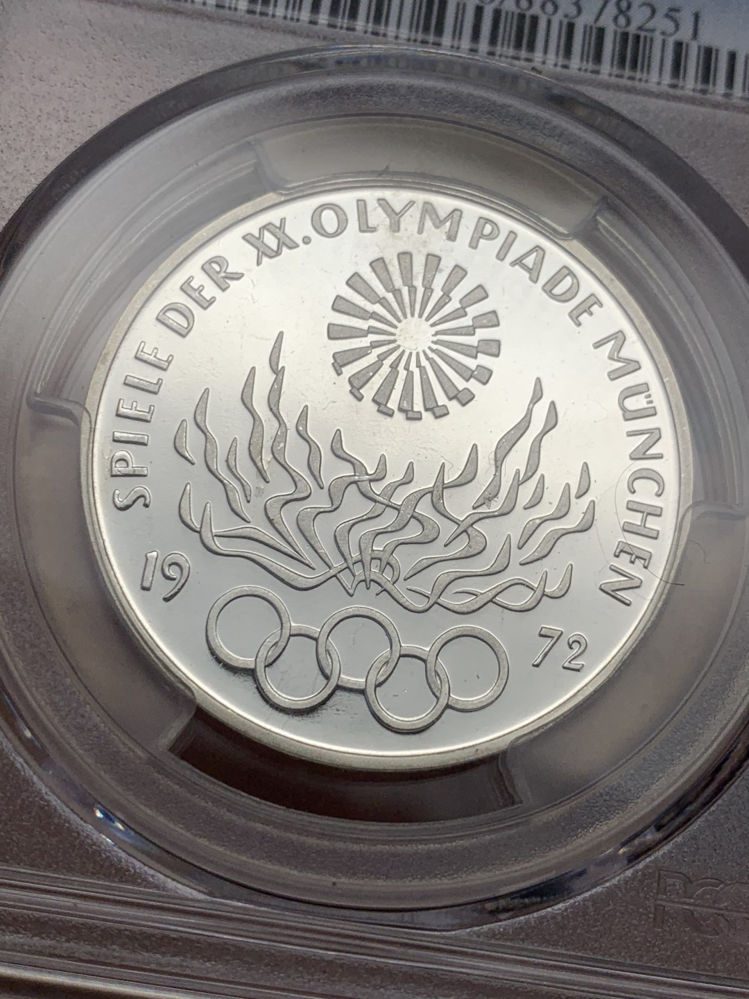 《竞宝斋》第136场-周日，周一连拍 (全场包邮) PCGS PR66DCAM 1972年德国慕尼黑奥运会精制纪念10马克银币 精铸少见 唯一亚军分！