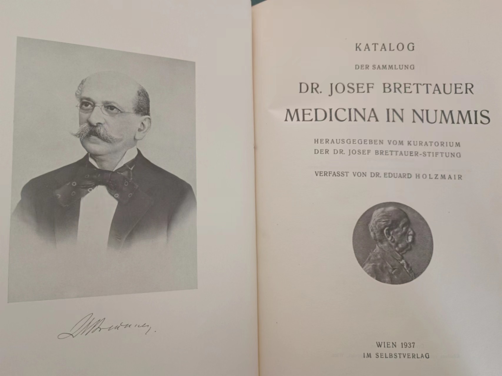 Josef Brettauer博士的收藏《钱币中的医学》
