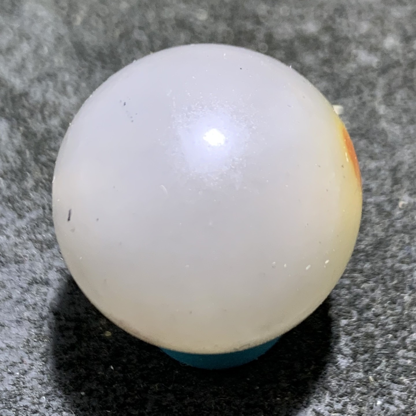精美蒙古冰飘黄皮亚光玛瑙2.1圆珠一颗