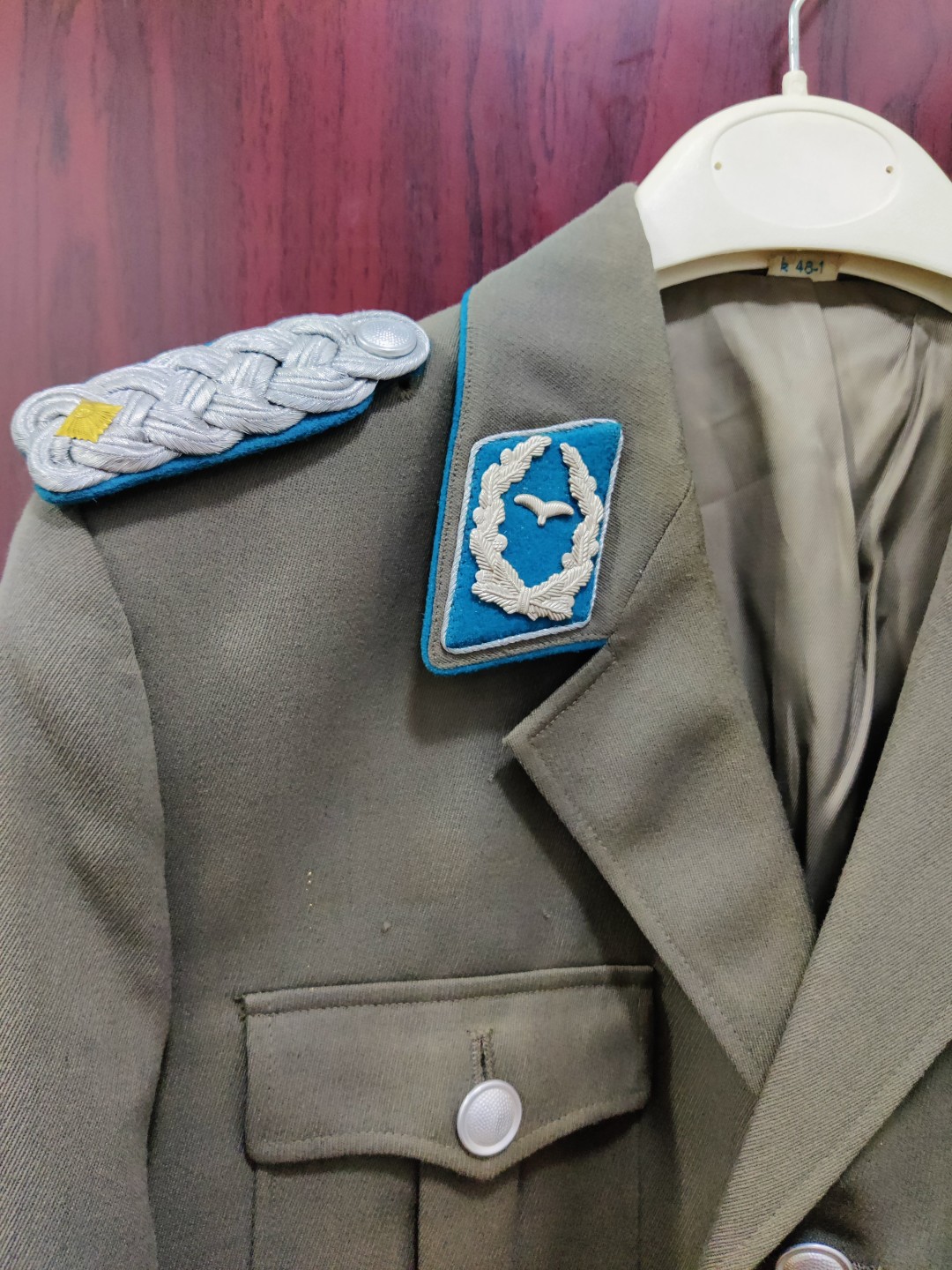 全场0元起拍 第32期 咸鱼国勋章拍卖专场 2月22日（周三）下午6：00开始 东德空军少校常服上衣 早期小标 k48-1