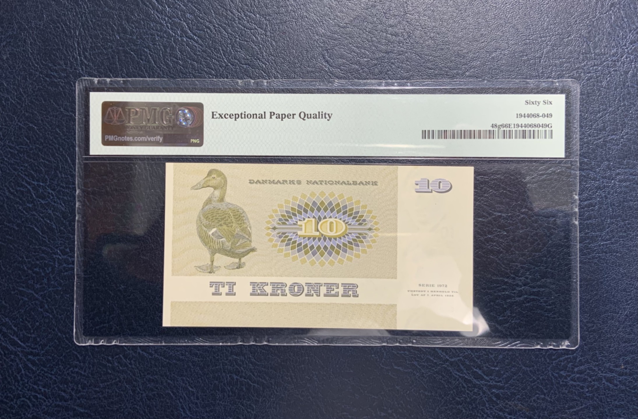 收藏联盟Quantum Auction 第234期拍卖 丹麦1977年10克朗 PMG66