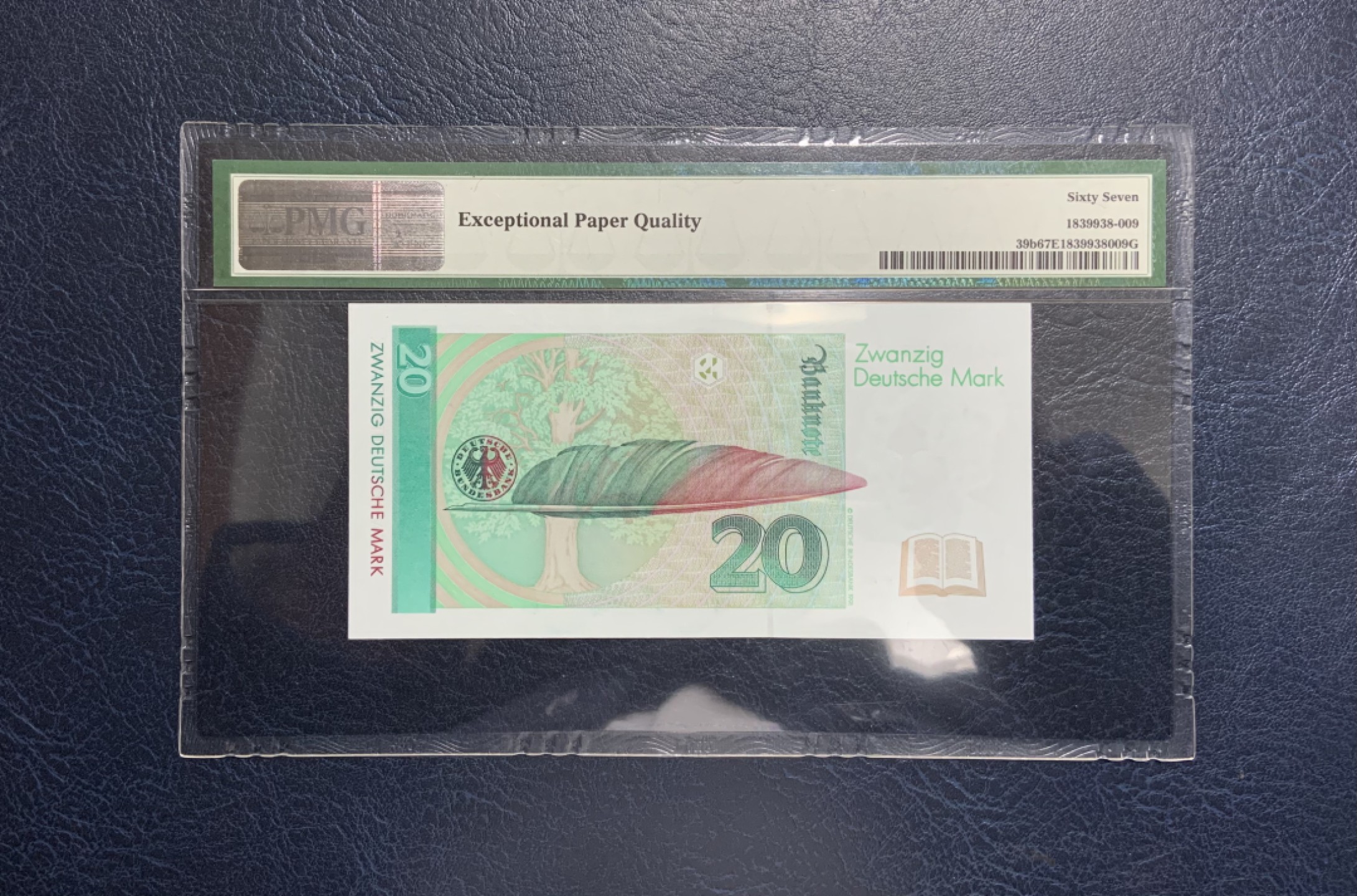 收藏联盟Quantum Auction 第234期拍卖 德国联邦1993年20马克 PMG67 