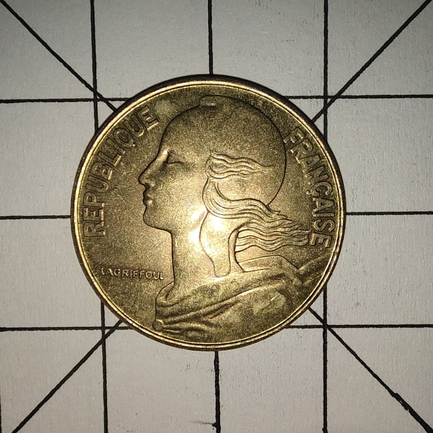 收藏之家世界硬币第10期(满20包邮，可多场累计。捡漏，无押金，无佣金) 法国20生丁1987年