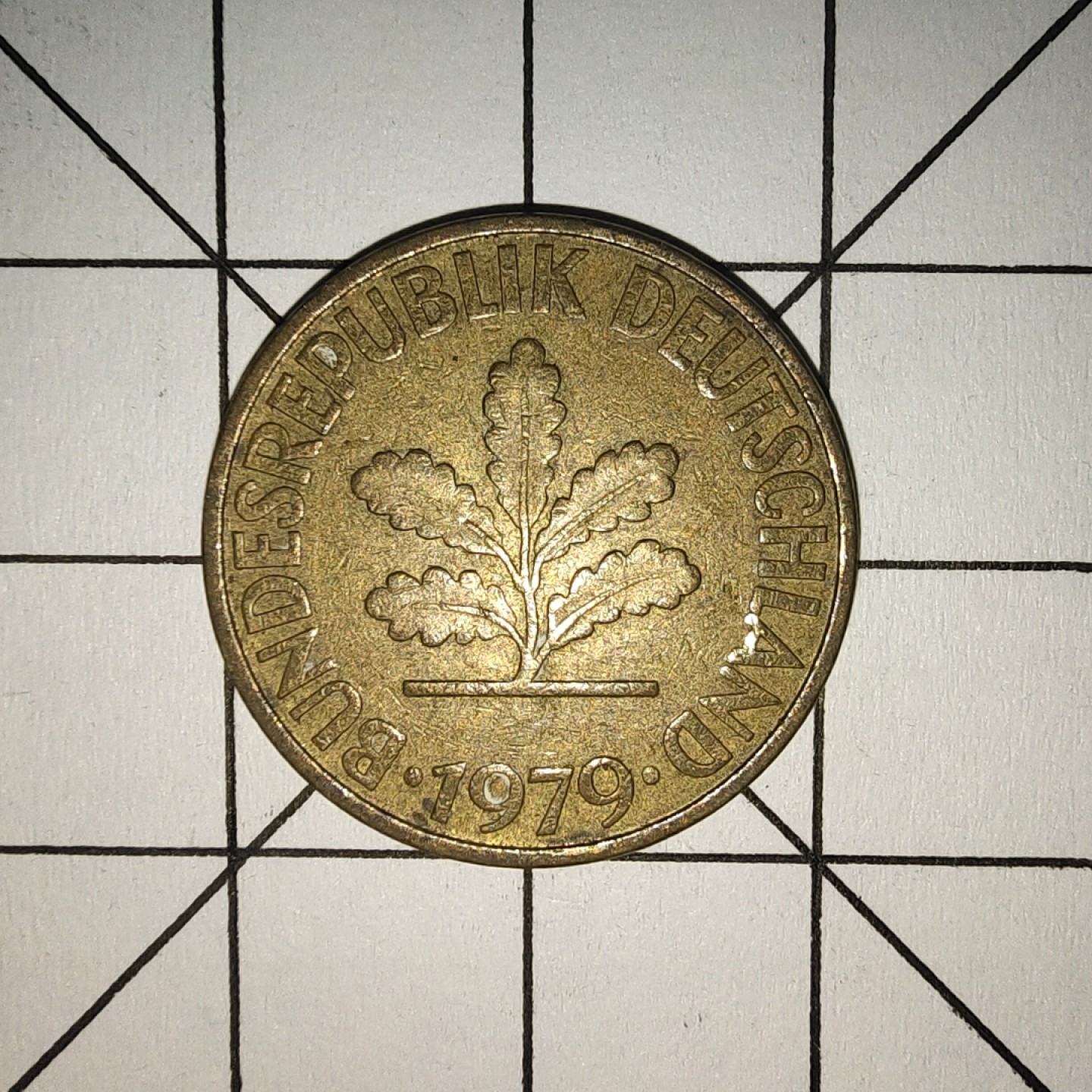 收藏之家世界硬币第10期(满20包邮，可多场累计。捡漏，无押金，无佣金) 德国10芬尼1979年