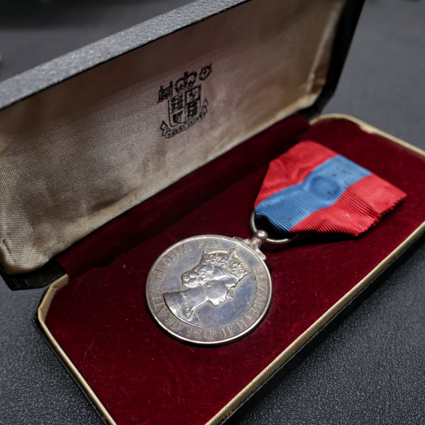 交易所2月25日英国/联邦币章专场 英国帝国服务奖章，银质，伊丽莎白二世版本