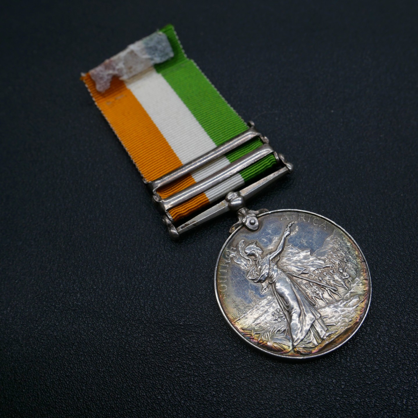 交易所2月25日英国/联邦币章专场 英国爱德华七世版南非布尔战争奖章，银质，2条