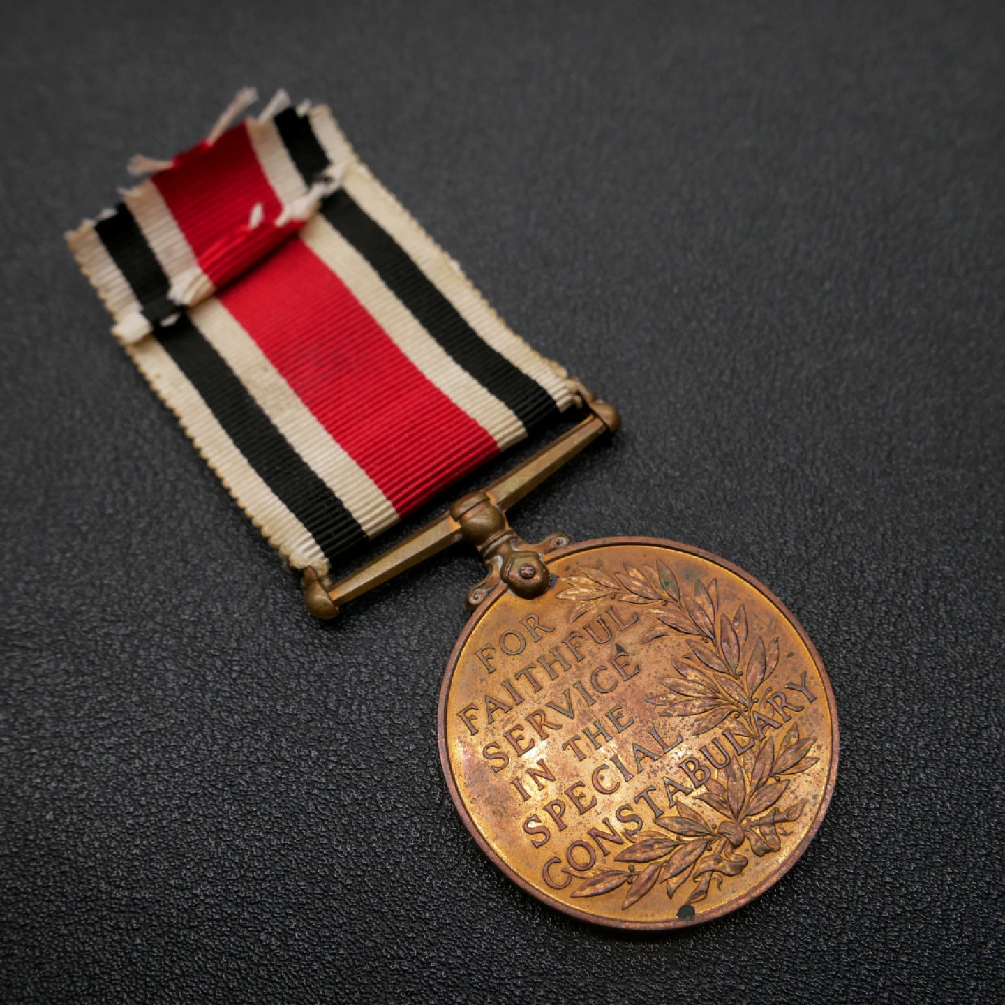 交易所2月25日英国/联邦币章专场 英国志愿警员长期服役奖章，铜质，乔治六世版