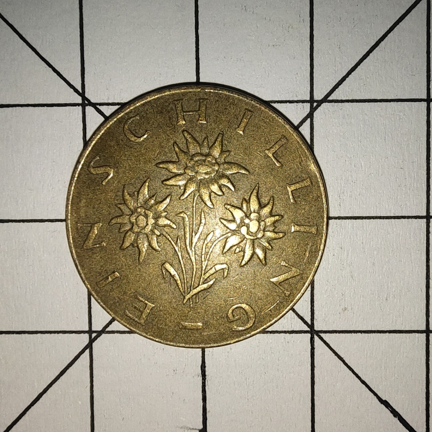 收藏之家世界硬币第10期(满20包邮，可多场累计。捡漏，无押金，无佣金) 奥地利1先令1967年