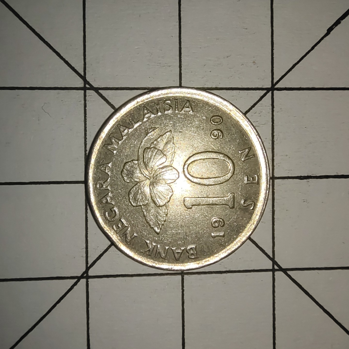 收藏之家世界硬币第10期(满20包邮，可多场累计。捡漏，无押金，无佣金) 马来西亚10仙1990年