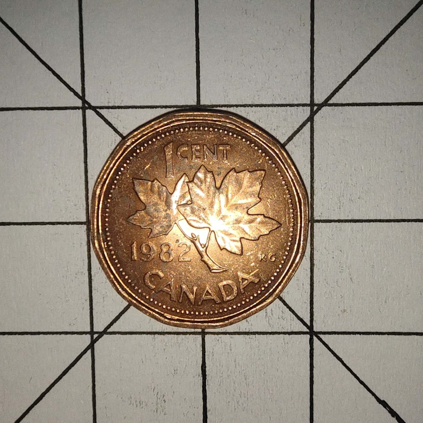 收藏之家世界硬币第10期(满20包邮，可多场累计。捡漏，无押金，无佣金) 加拿大1分1982年