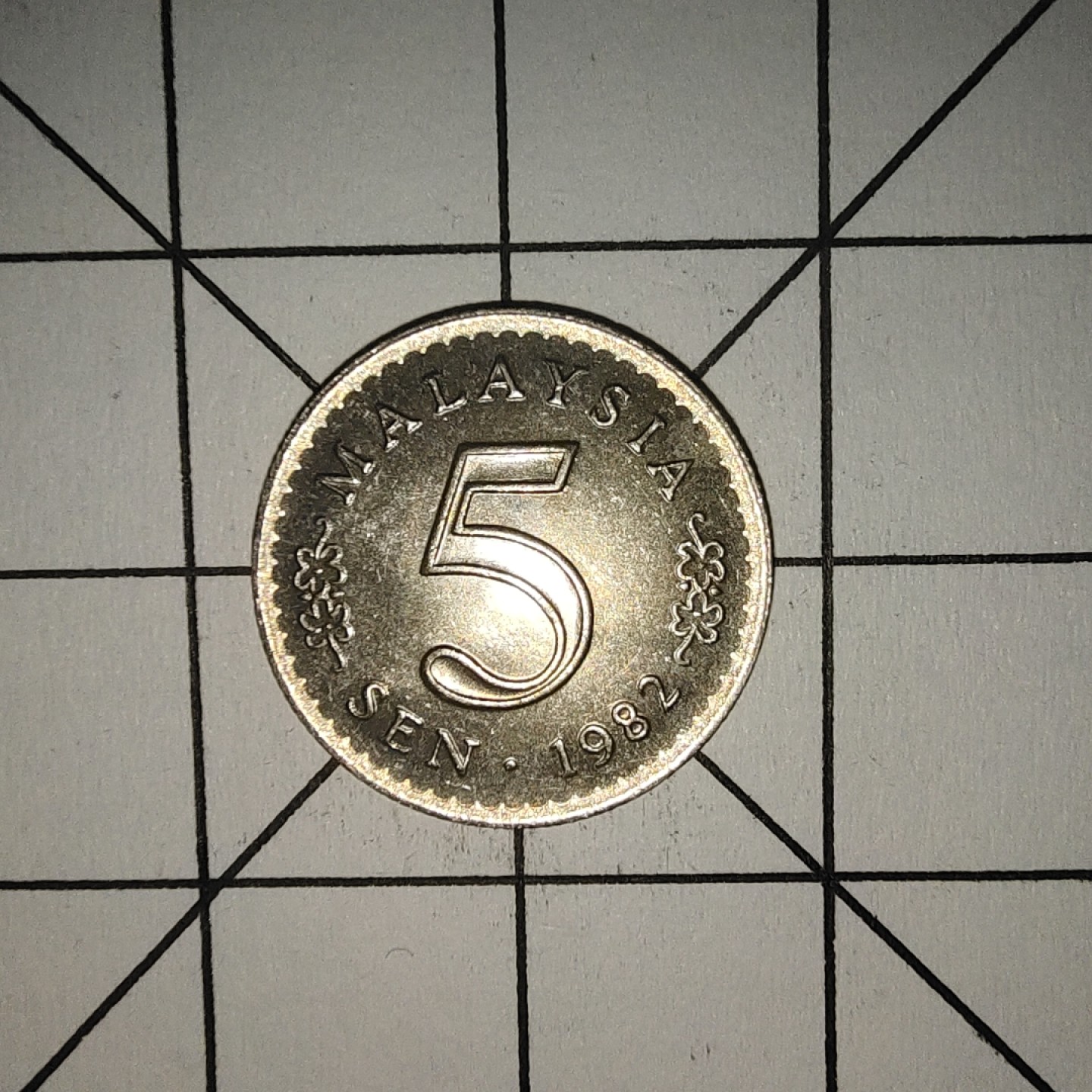 收藏之家世界硬币第10期(满20包邮，可多场累计。捡漏，无押金，无佣金) 马来西亚5分1982年