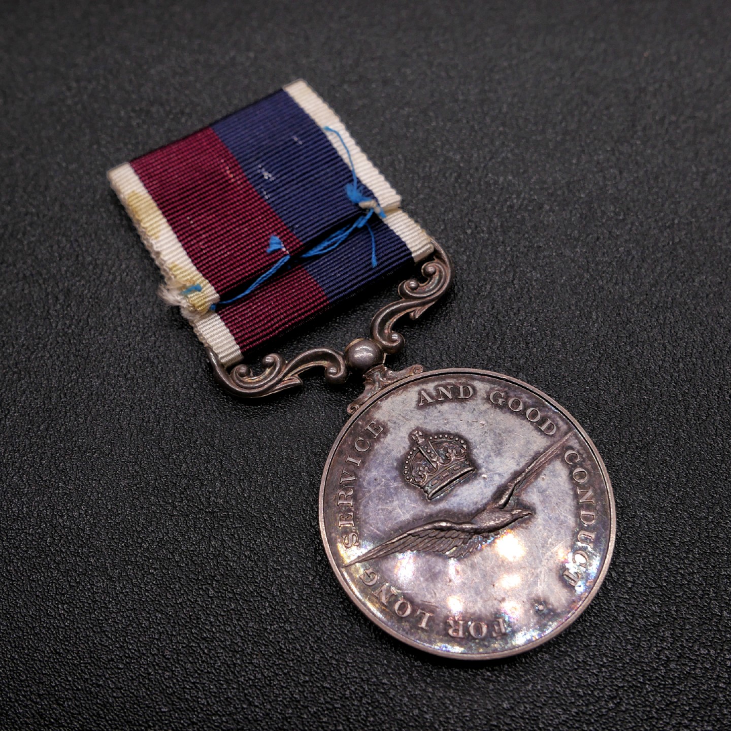交易所2月25日英国/联邦币章专场 英国空军长期服役奖章，银质，伊丽莎白二世版本