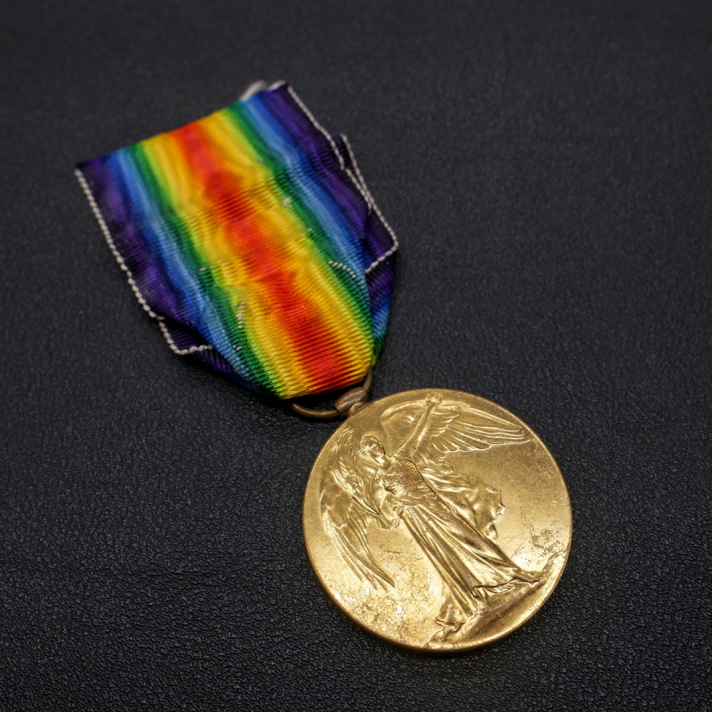 交易所2月25日英国/联邦币章专场 英国一战胜利奖章，授予科普兰COPELAND，铜质镀金