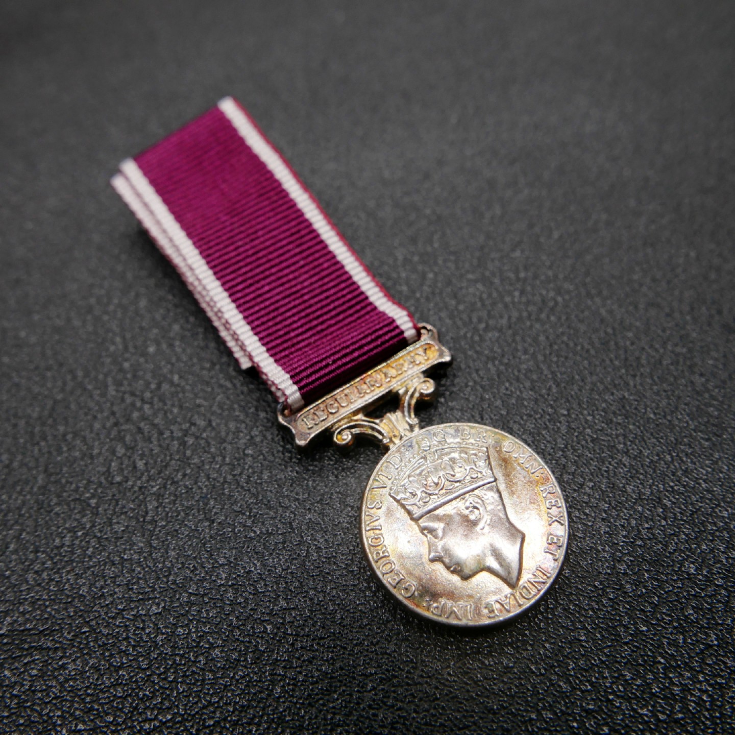 交易所2月25日英国/联邦币章专场 英国陆军长期服役迷你尺寸奖章，乔治六世版