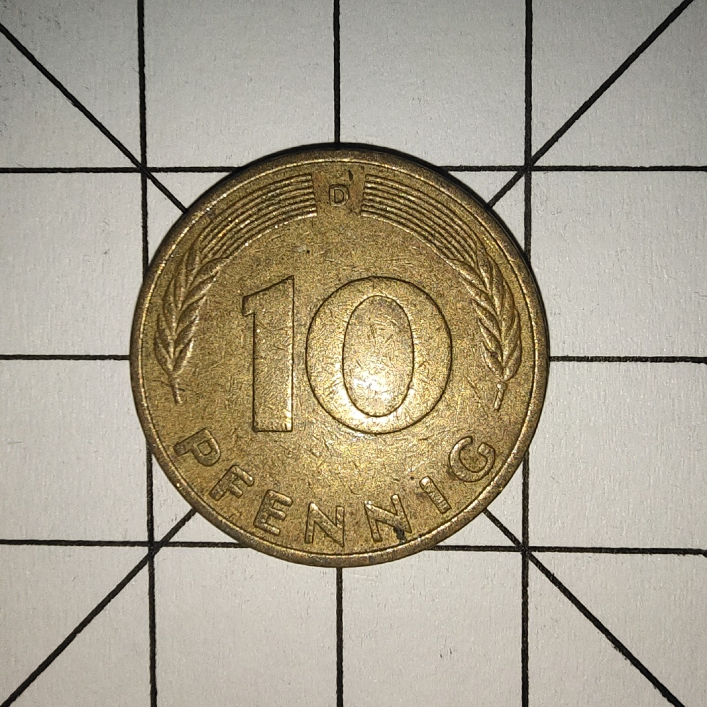 收藏之家世界硬币第10期(满20包邮，可多场累计。捡漏，无押金，无佣金) 德国10芬尼1979年