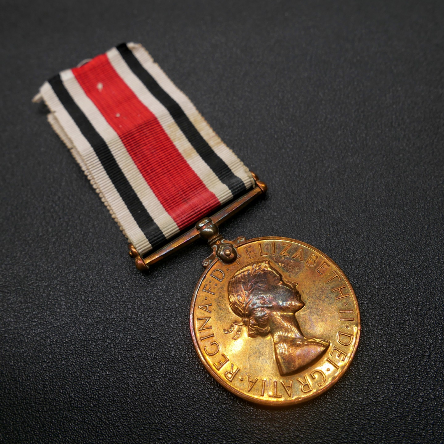 交易所2月25日英国/联邦币章专场 英国志愿警员长期服役奖章，铜质，伊丽莎白二世版