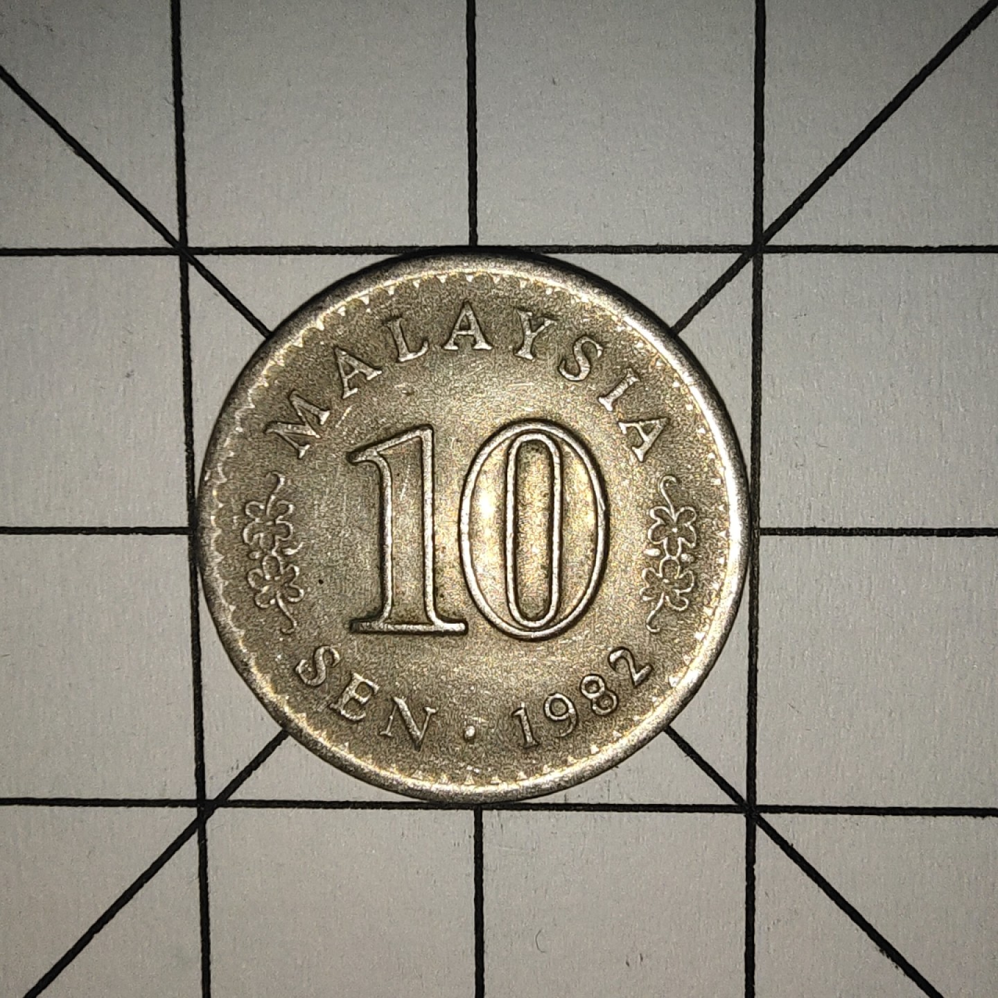 收藏之家世界硬币第10期(满20包邮，可多场累计。捡漏，无押金，无佣金) 马来西亚10分1982年