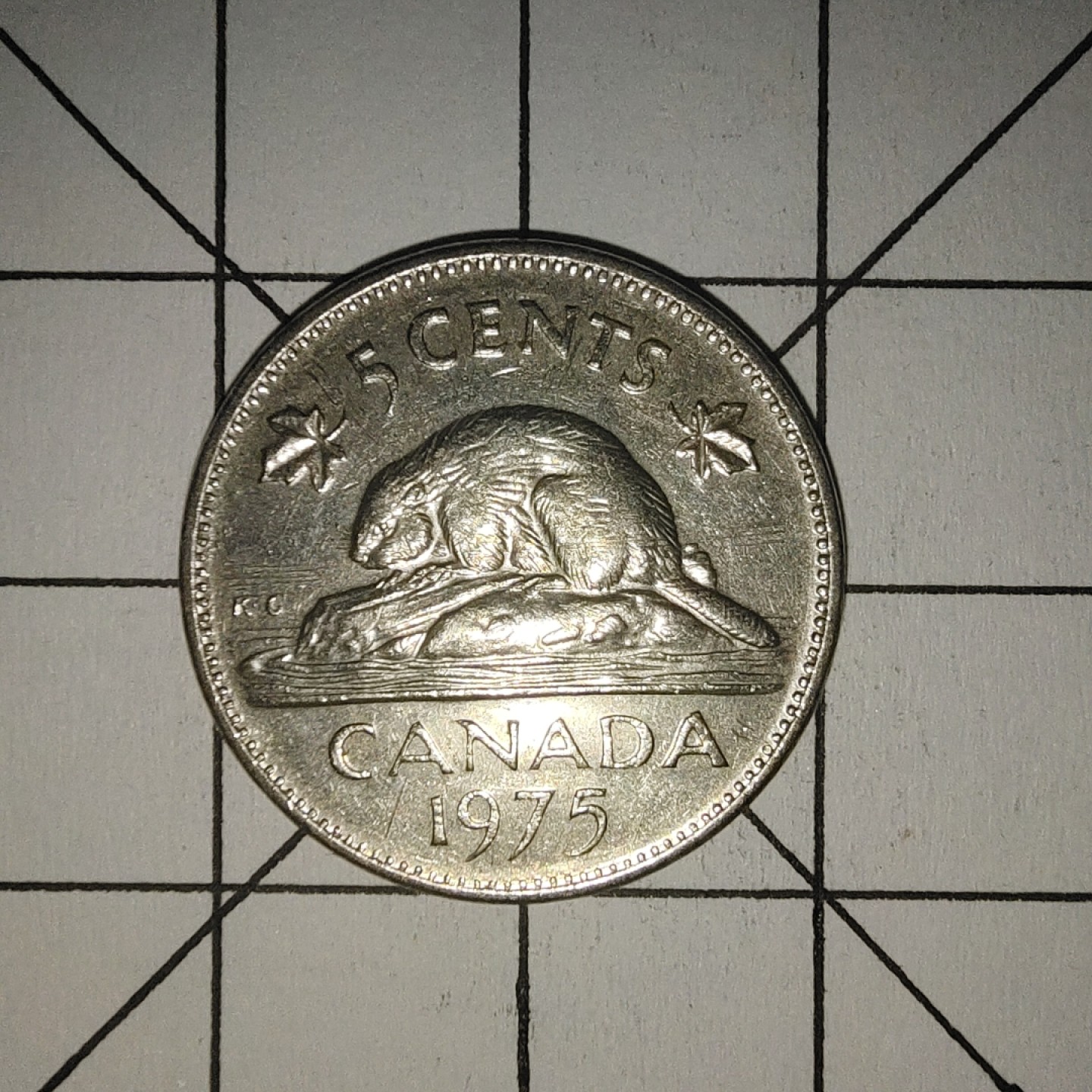 收藏之家世界硬币第10期(满20包邮，可多场累计。捡漏，无押金，无佣金) 加拿大5分1975年