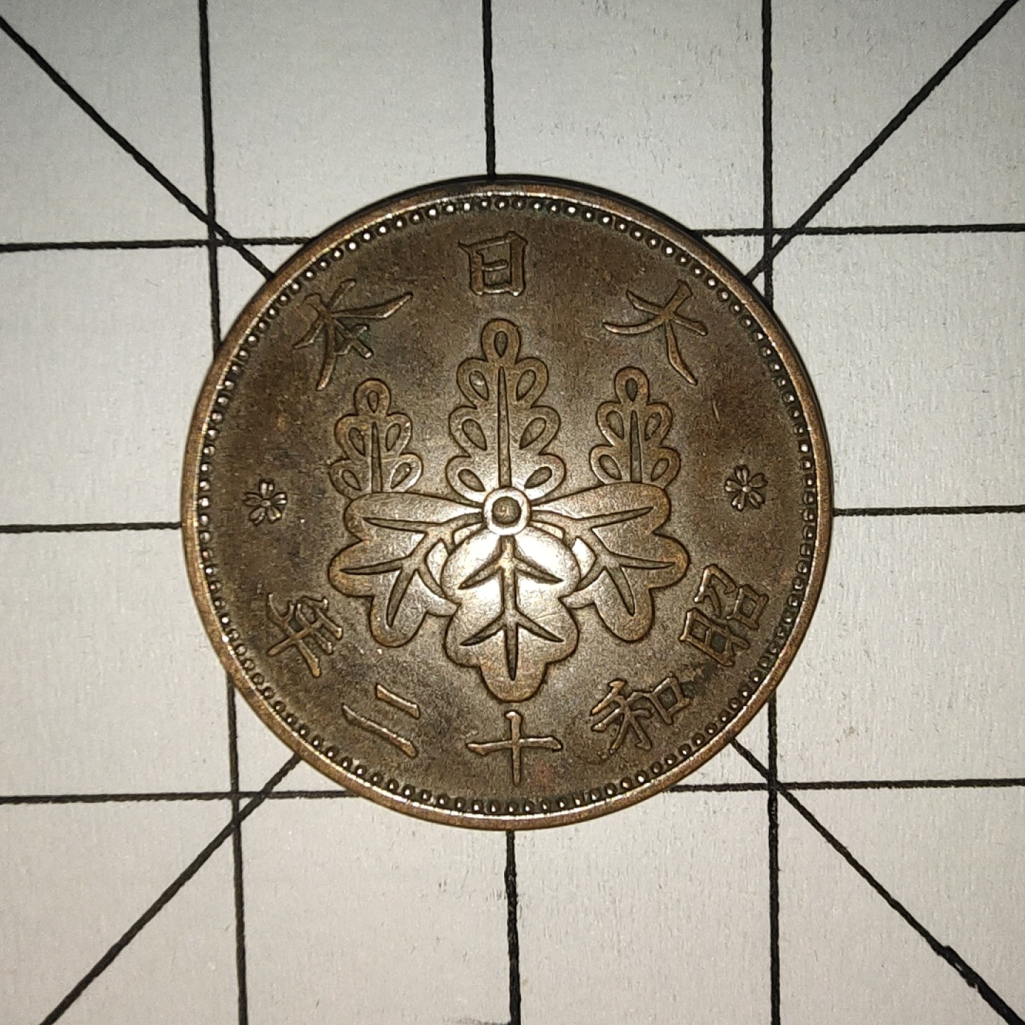 收藏之家世界硬币第10期(满20包邮，可多场累计。捡漏，无押金，无佣金) 日本1钱昭和十二年