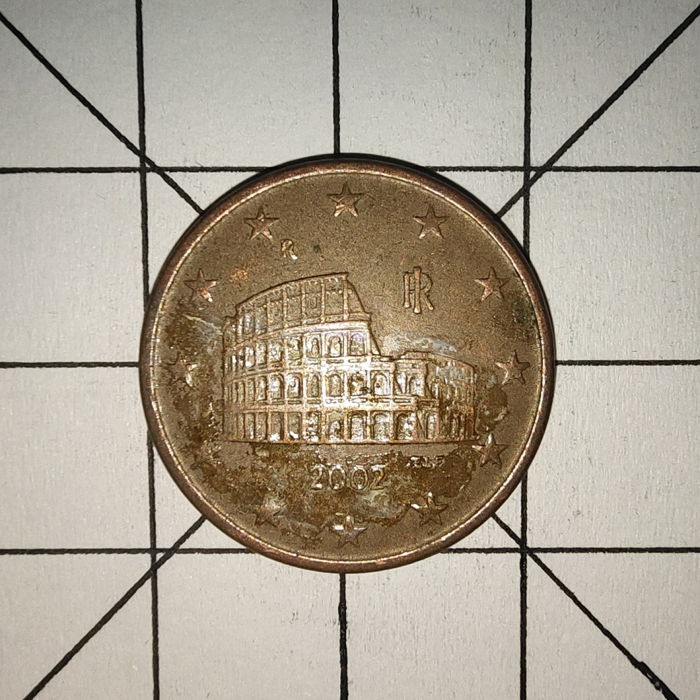 收藏之家世界硬币第10期(满20包邮，可多场累计。捡漏，无押金，无佣金) 意大利5分2002年