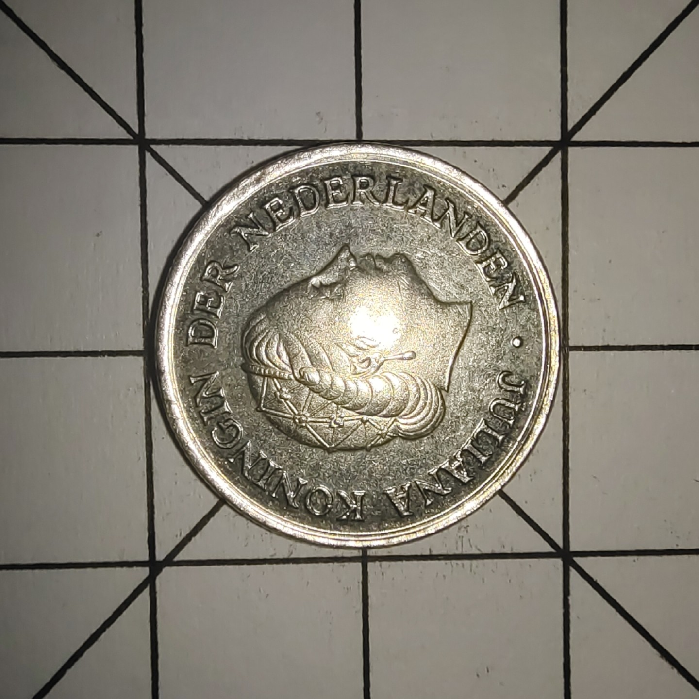 收藏之家世界硬币第10期(满20包邮，可多场累计。捡漏，无押金，无佣金) 荷兰25分1980年