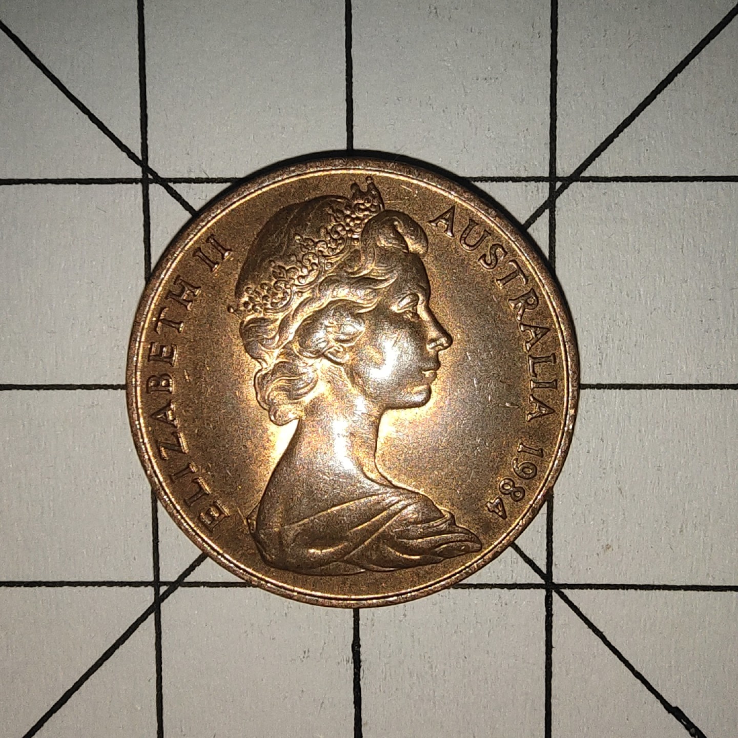 收藏之家世界硬币第10期(满20包邮，可多场累计。捡漏，无押金，无佣金) 澳大利亚2分1984年