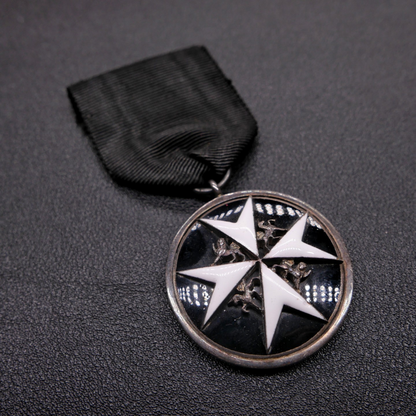 交易所2月25日英国/联邦币章专场 英国圣约翰勋章，银质珐琅，第四版1948-1973