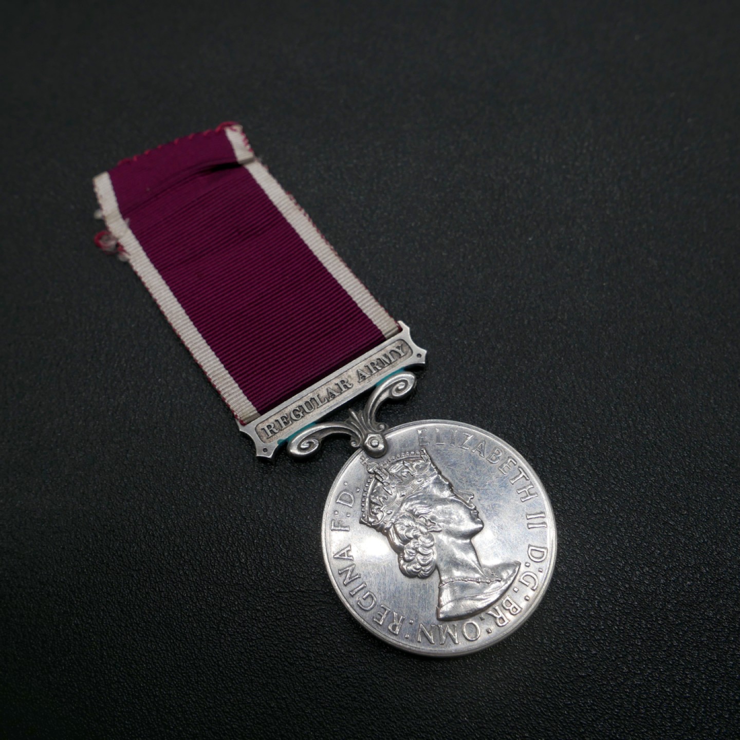 交易所2月25日英国/联邦币章专场 英国陆军长期服役奖章，银质，伊丽莎白二世第一版，1953-1954