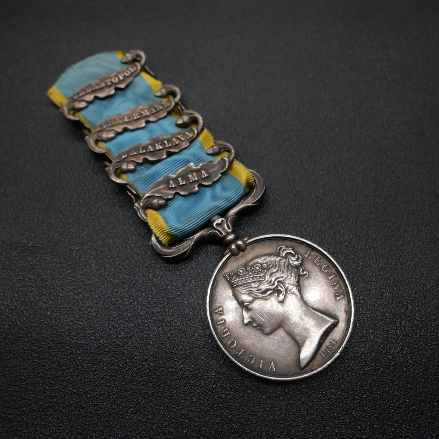 交易所2月25日英国/联邦币章专场 英国/法国克里米亚奖章，银质，4勋条，稀少