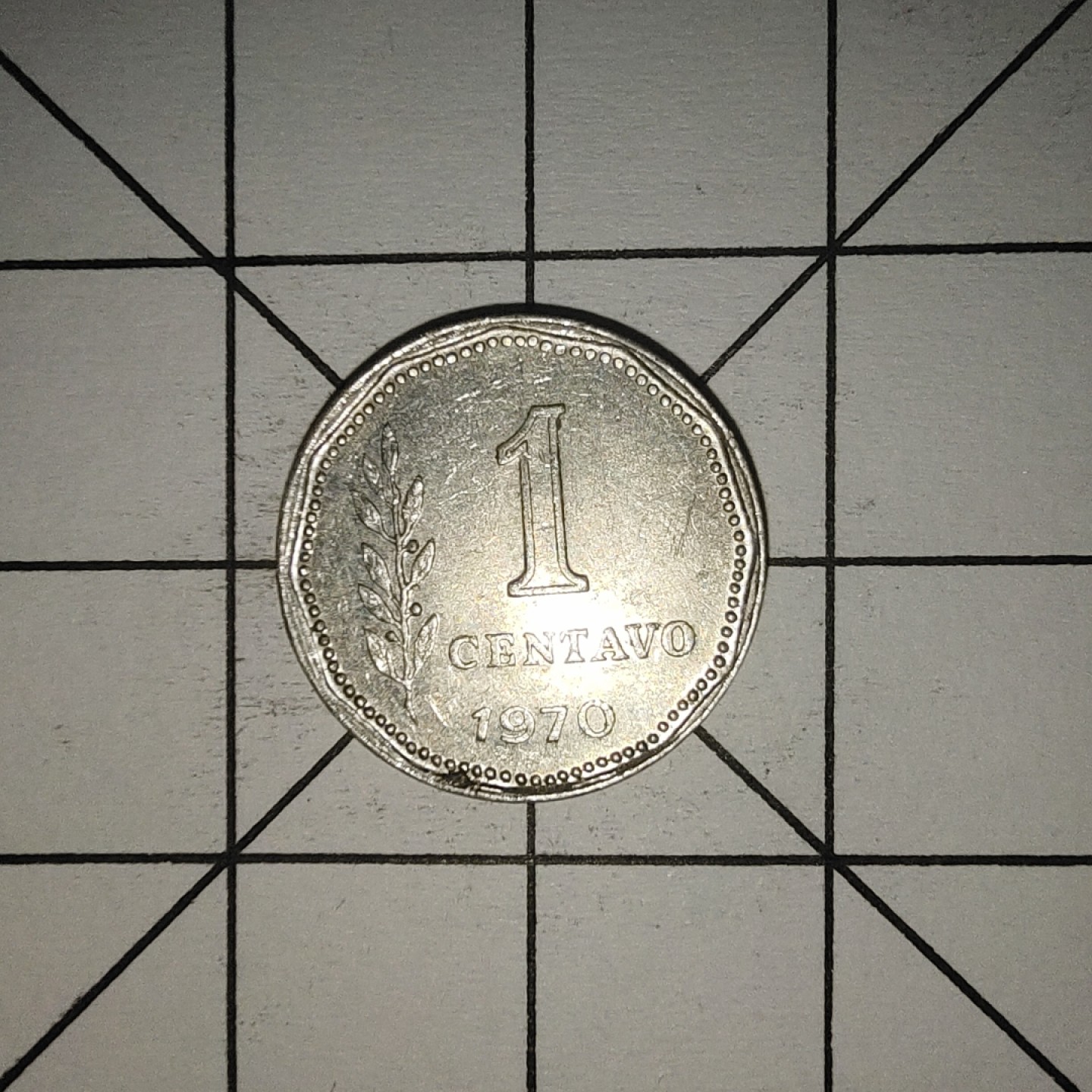 收藏之家世界硬币第10期(满20包邮，可多场累计。捡漏，无押金，无佣金) 阿根廷1分1970年