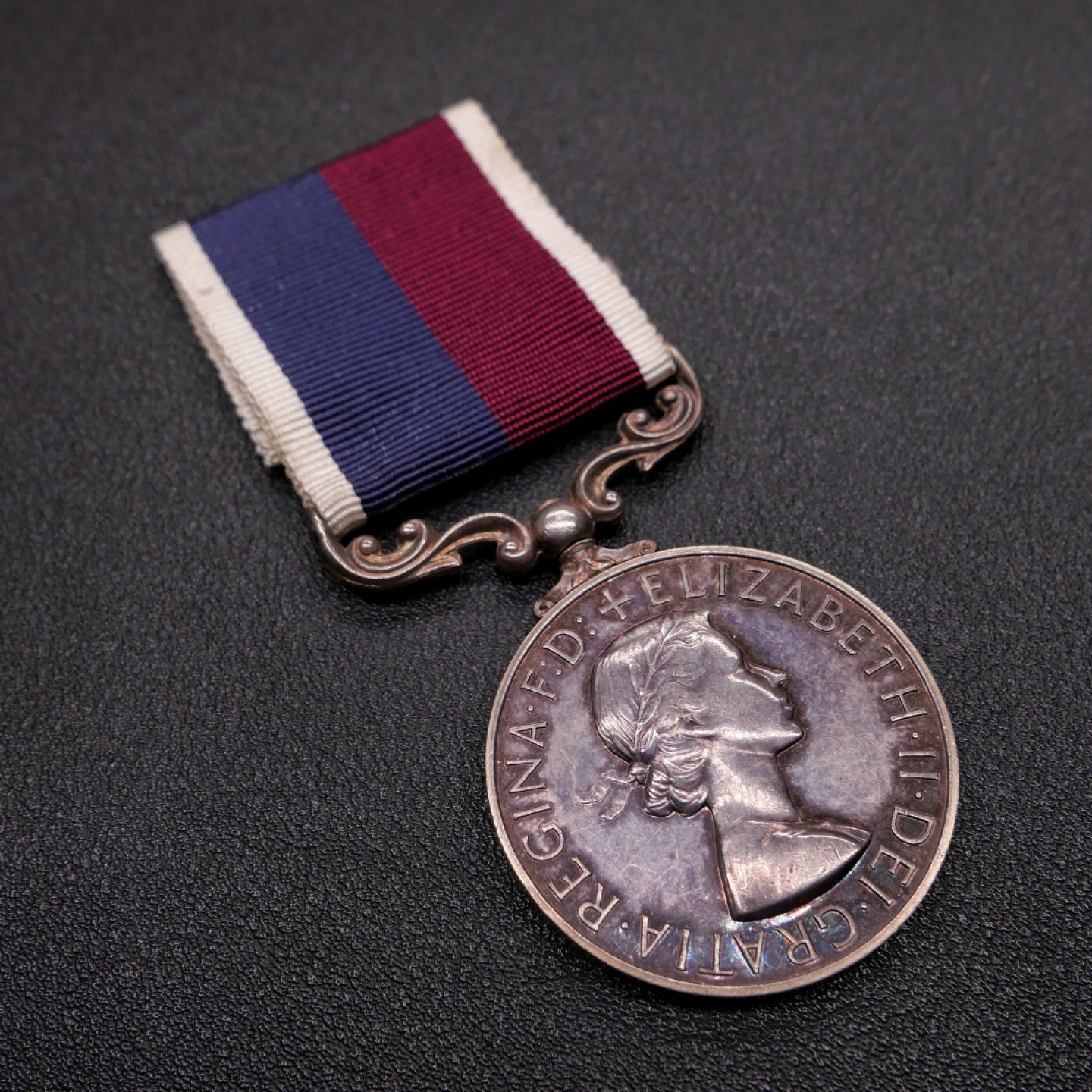 交易所2月25日英国/联邦币章专场 英国空军长期服役奖章，银质，伊丽莎白二世版本