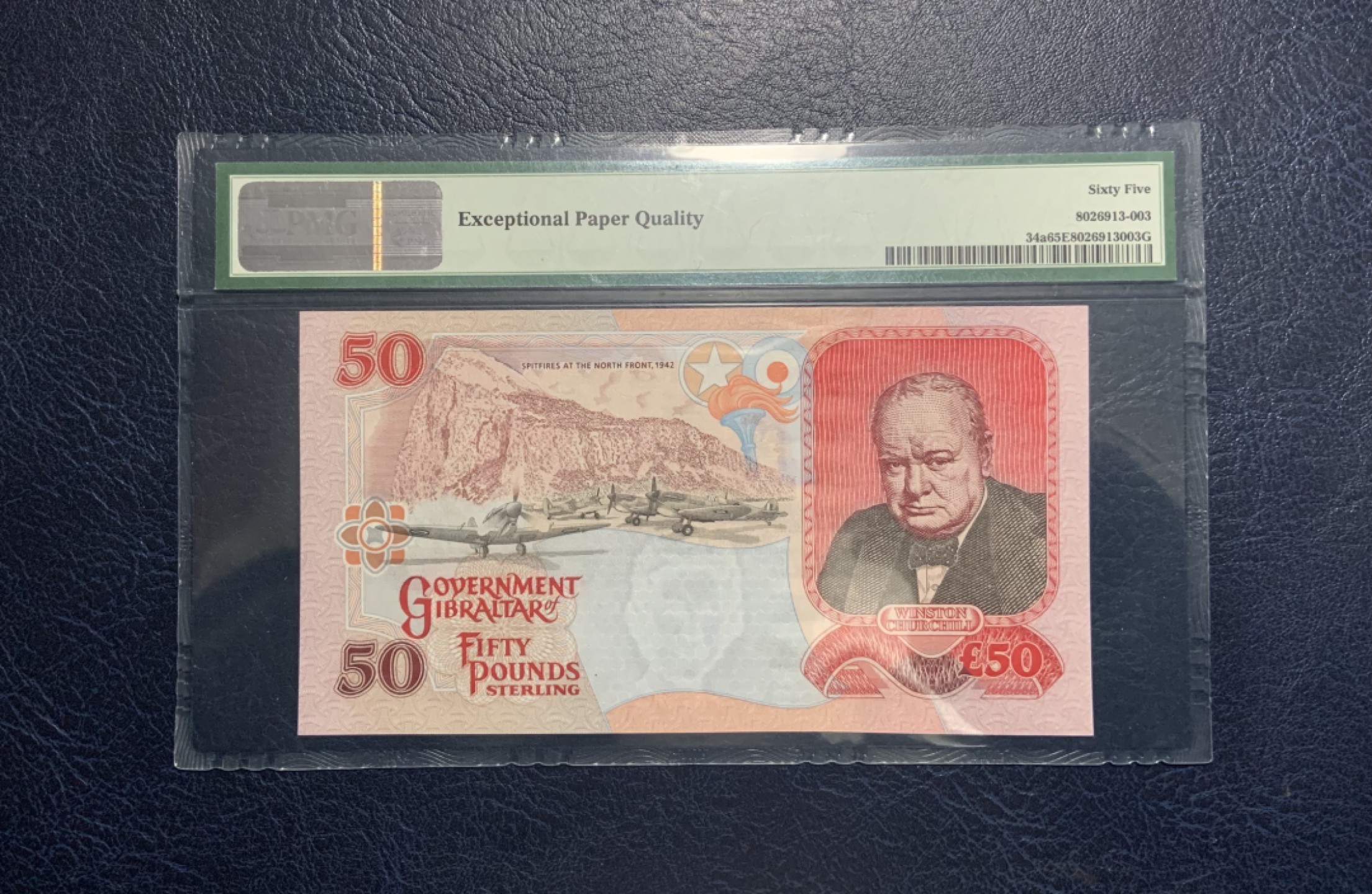 收藏联盟Quantum Auction 第235期拍卖 直布罗陀2006年50镑 PMG65 首发AA冠