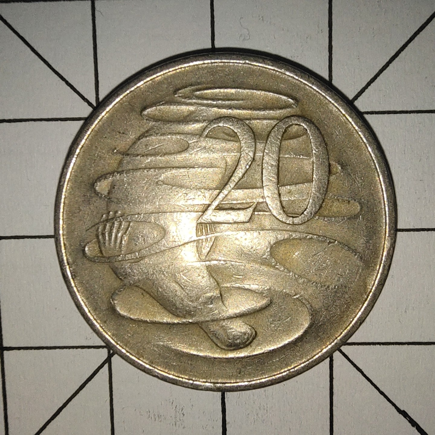 收藏之家世界硬币第10期(满20包邮，可多场累计。捡漏，无押金，无佣金) 澳大利亚20分1967年