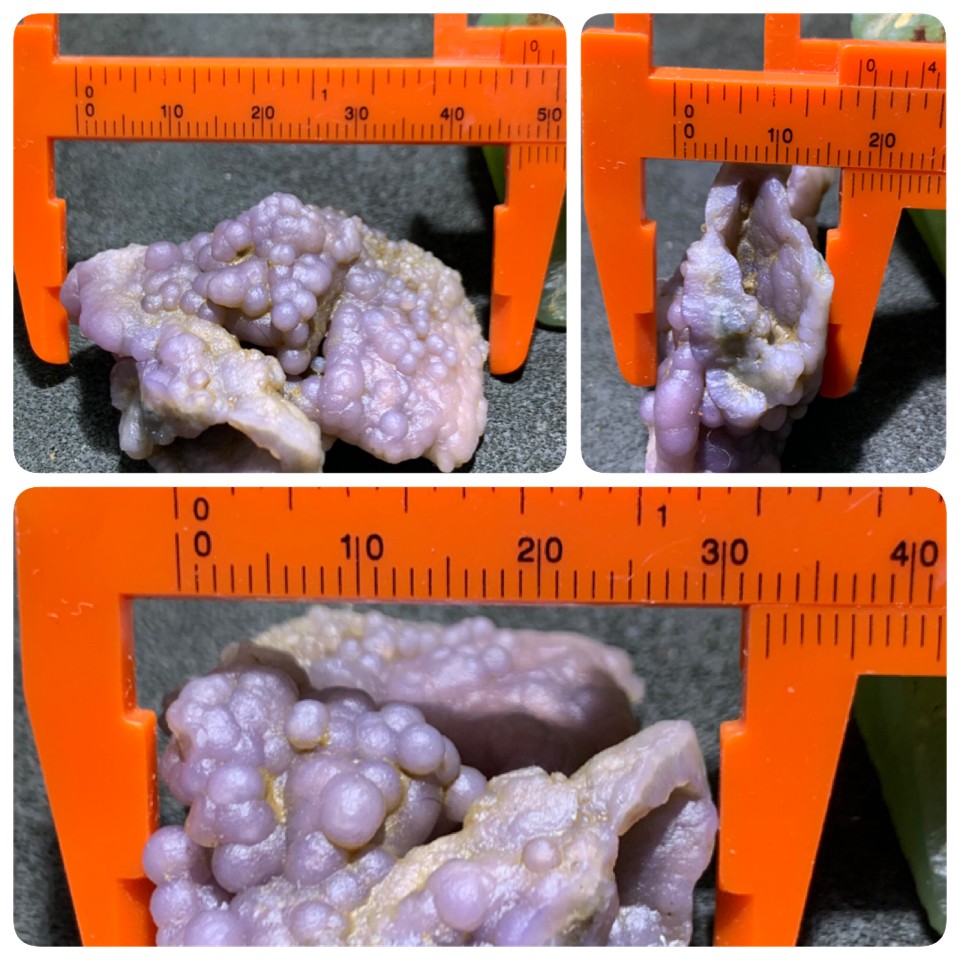 精美印尼紫罗兰葡萄玛瑙原石一个