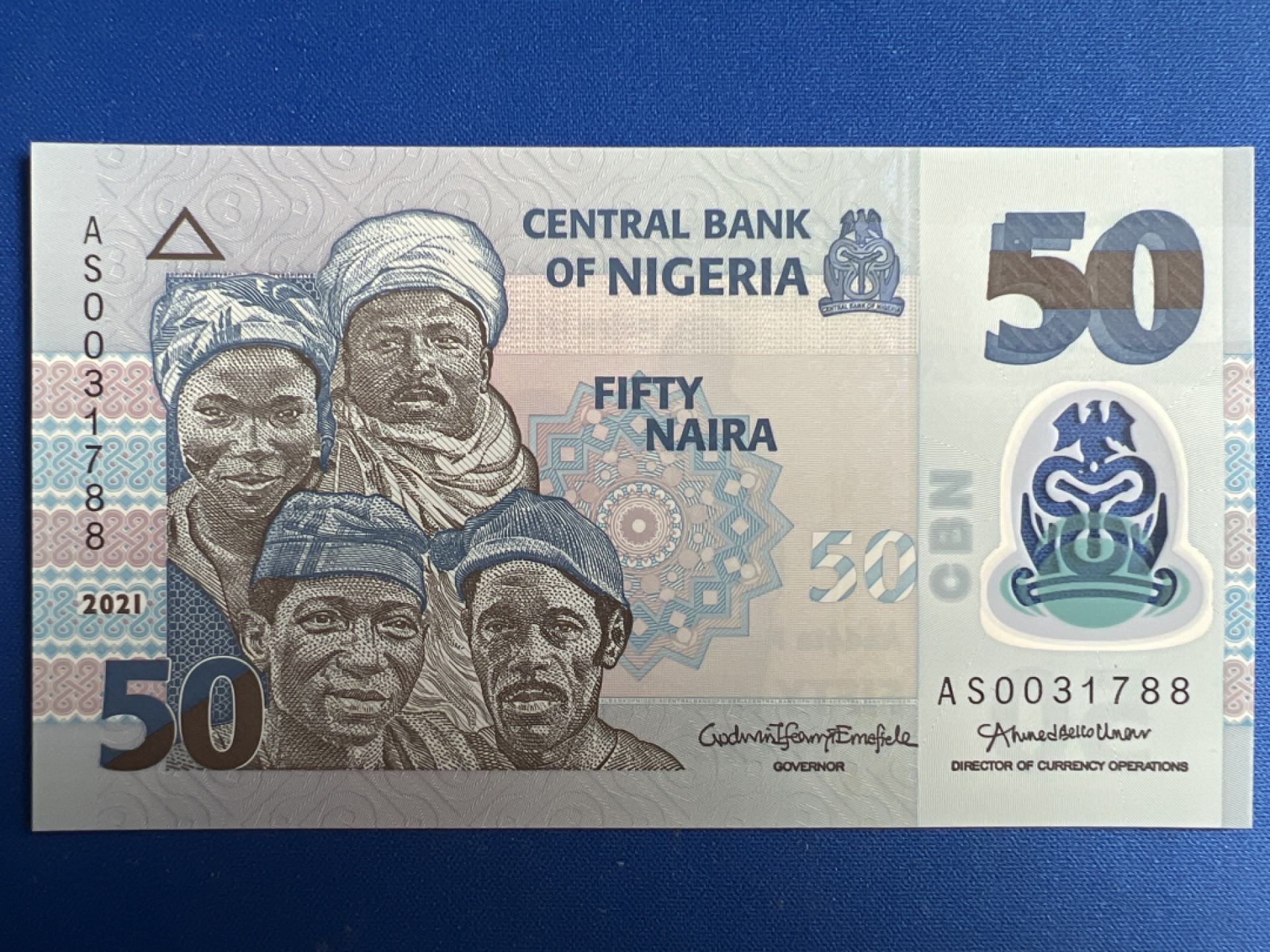 泡泡堂微拍第六十八幕纸币捡漏可累计专场👿👿，零佣金，零押金，累计满二十元包邮，接受代拍业务 全新尼日利亚50奈拉