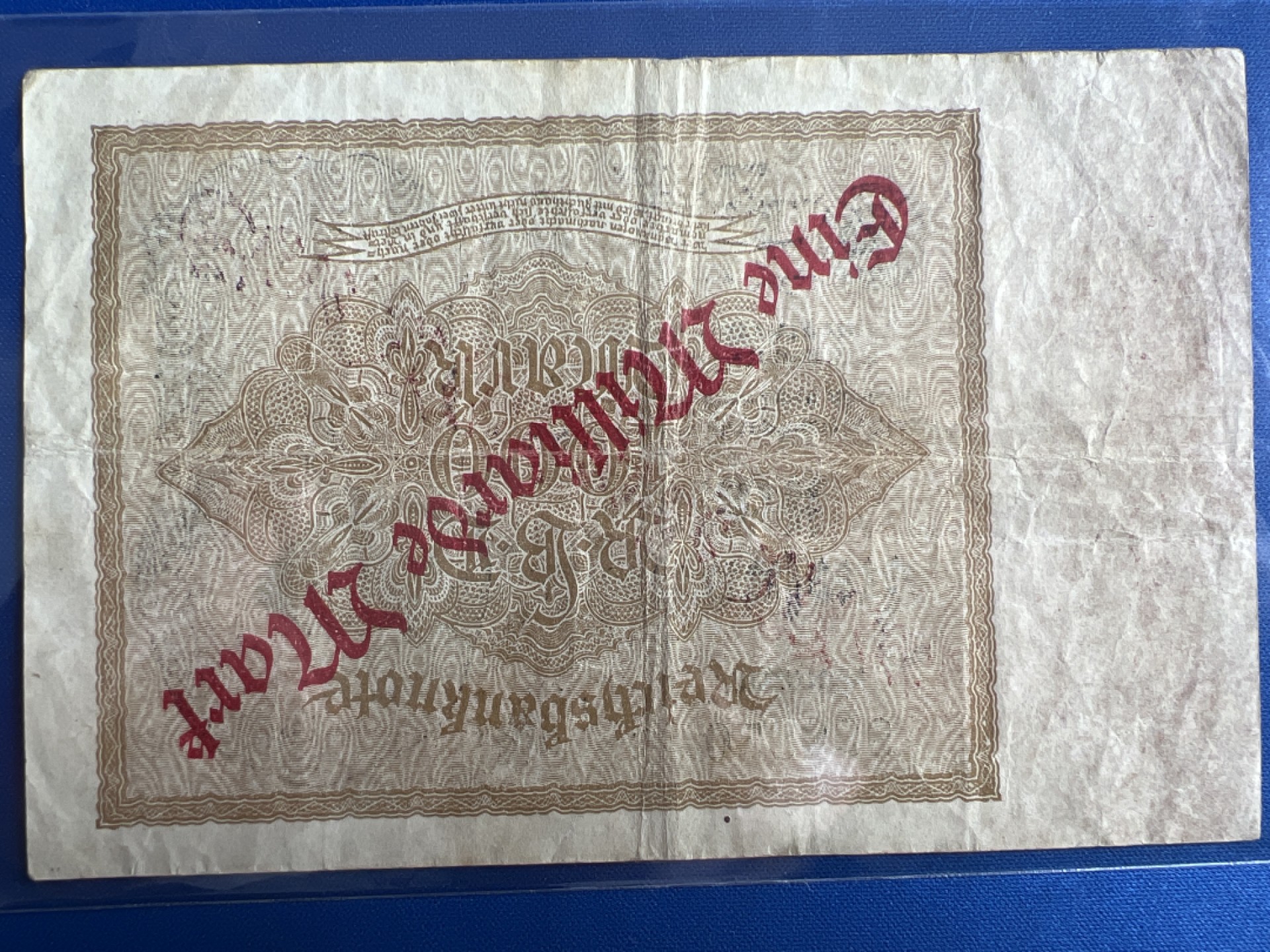 泡泡堂微拍第六十七幕纸币捡漏可累计专场👿👿，零佣金，零押金，累计满二十元包邮，接受代拍业务 1922年版德国1000马克