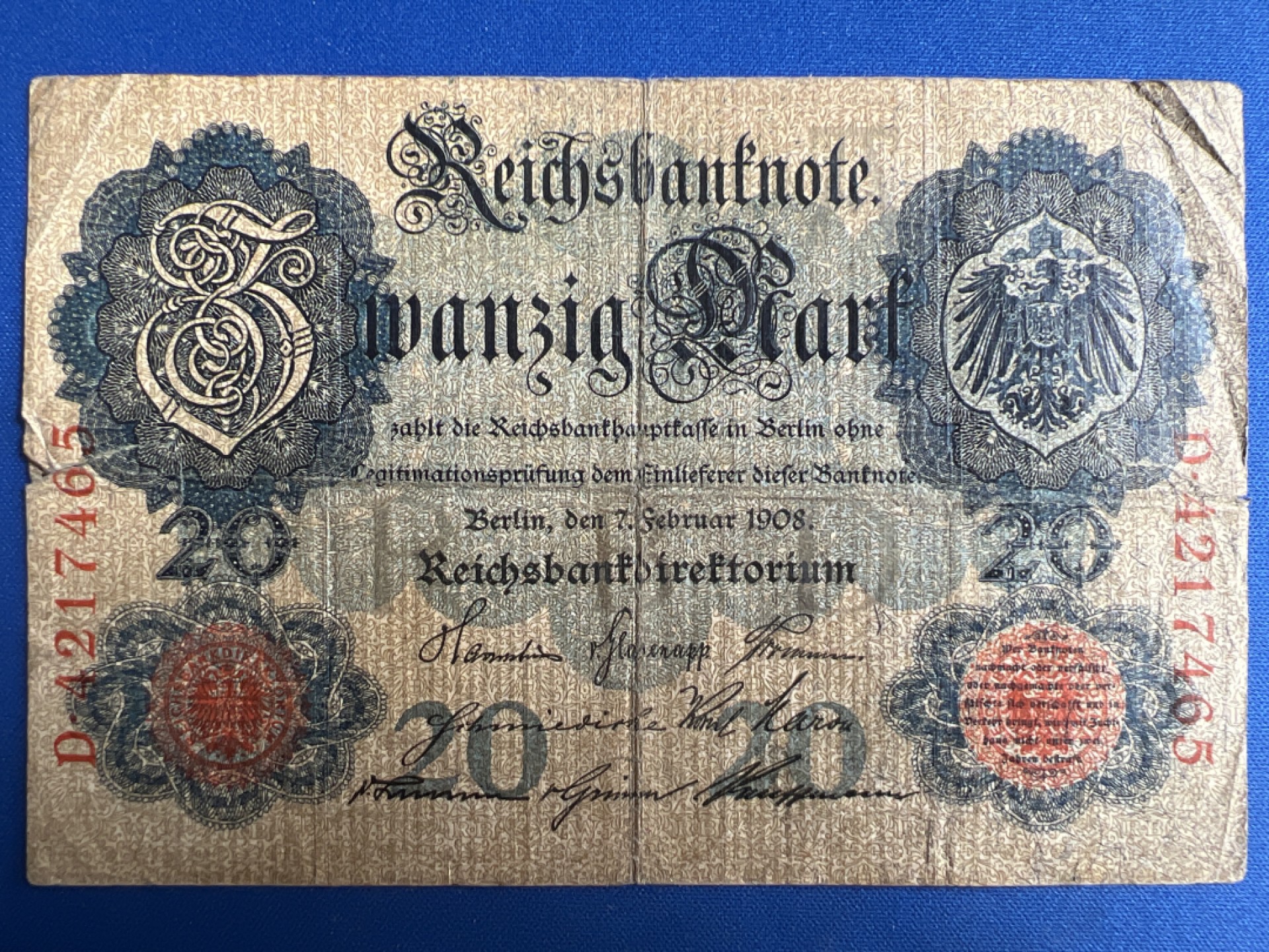 泡泡堂微拍第六十八幕纸币捡漏可累计专场👿👿，零佣金，零押金，累计满二十元包邮，接受代拍业务 德国20马克