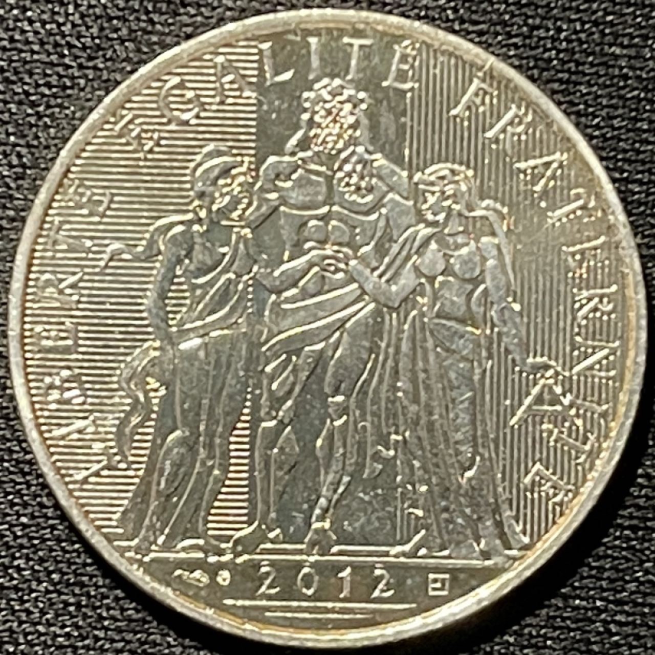 紫瑗钱币——第264期拍卖 法国 2012年 大力神 10欧元 10克 0.9银 UNC