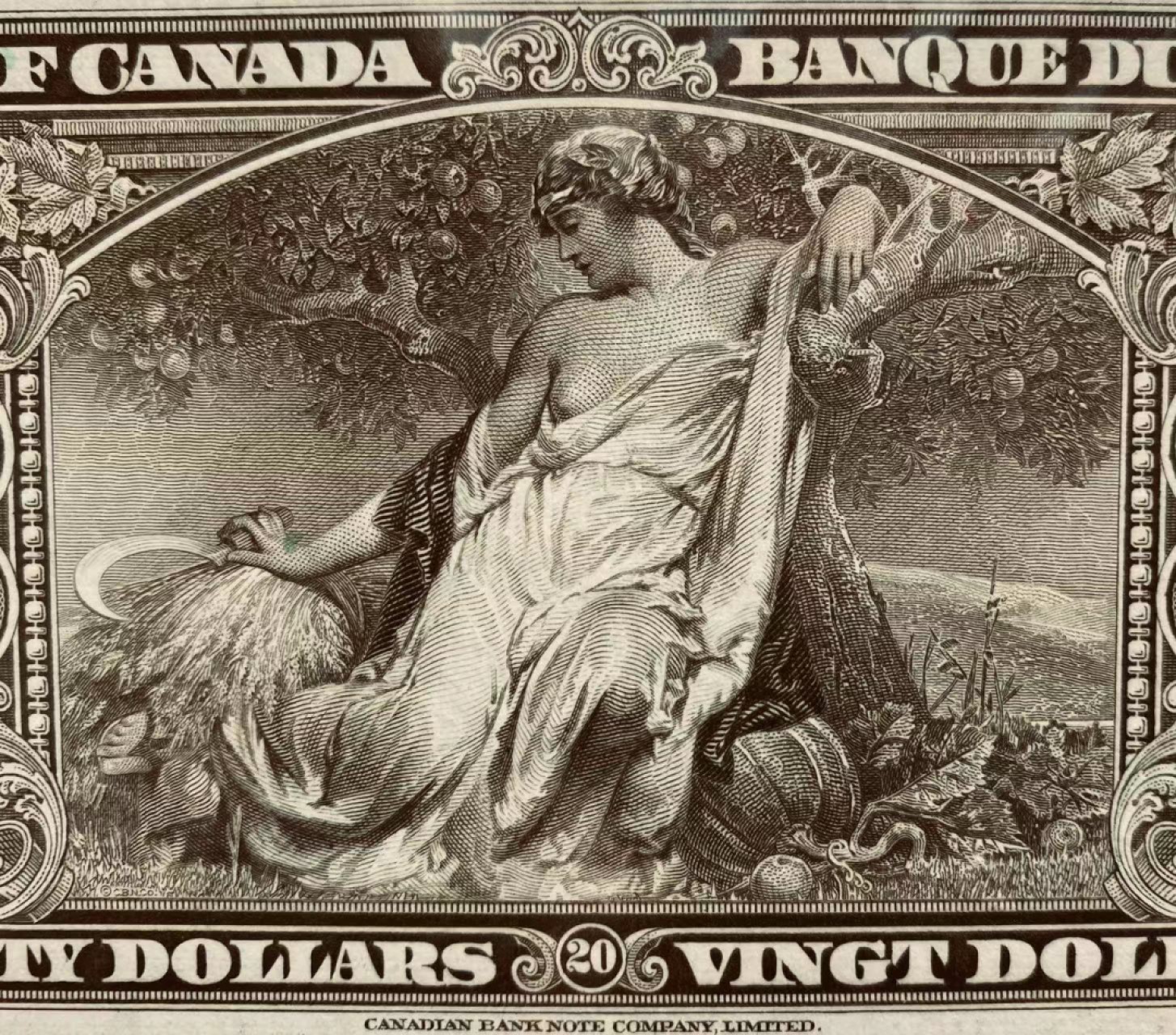 【Blue Auction】✨世界纸币精拍第294期——若泽一世国王 【无47】加拿大 1937年20元 英王乔六 PMG65EPQ 绝品 背面雕刻精美