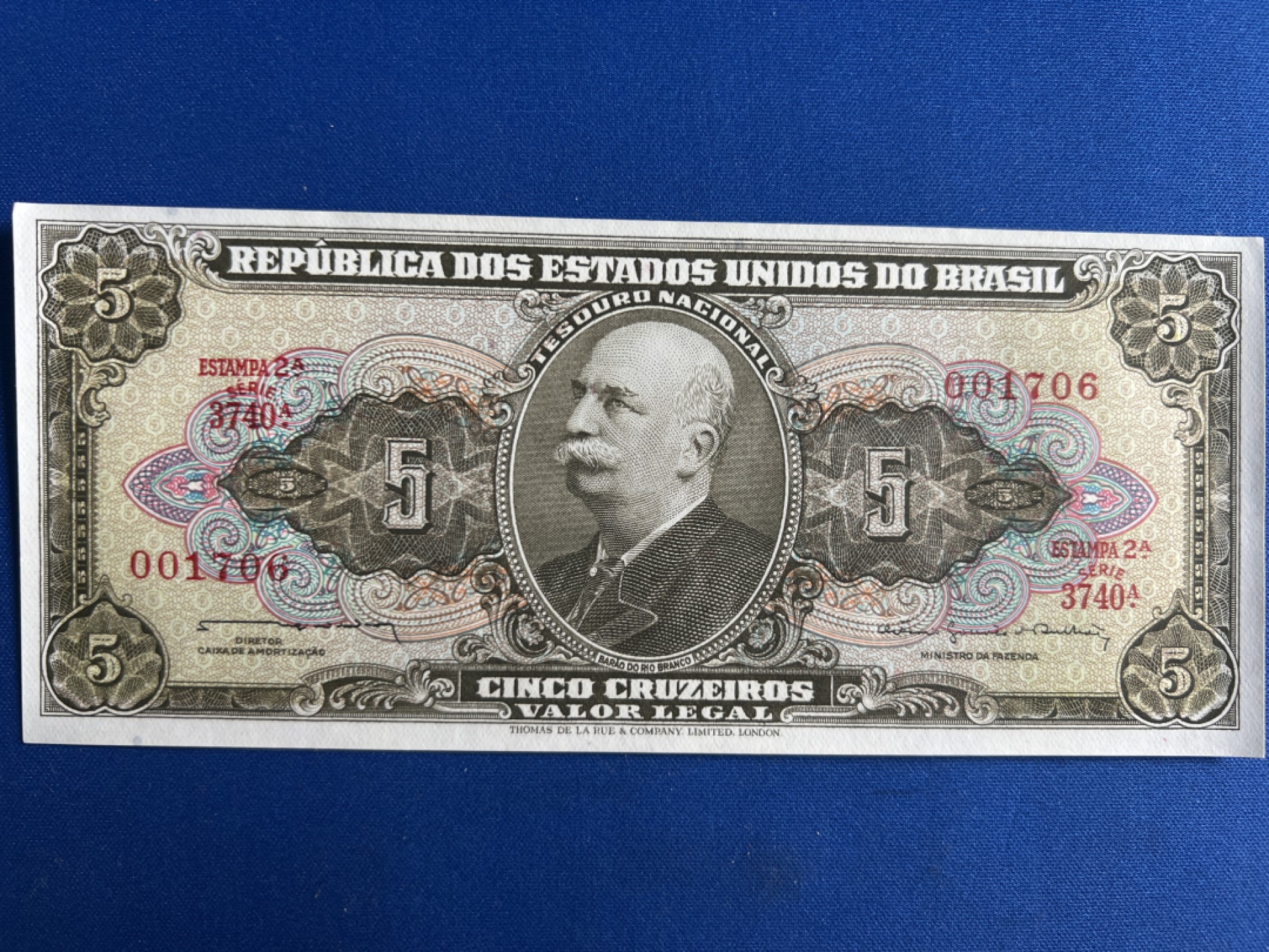 泡泡堂微拍第六十七幕纸币捡漏可累计专场👿👿，零佣金，零押金，累计满二十元包邮，接受代拍业务 旧版巴西纸币5克鲁塞罗