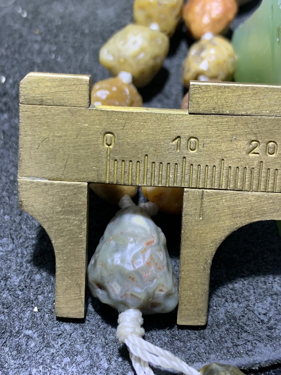阿拉善筋脉玛瑙大颗粒原石108项链一条，